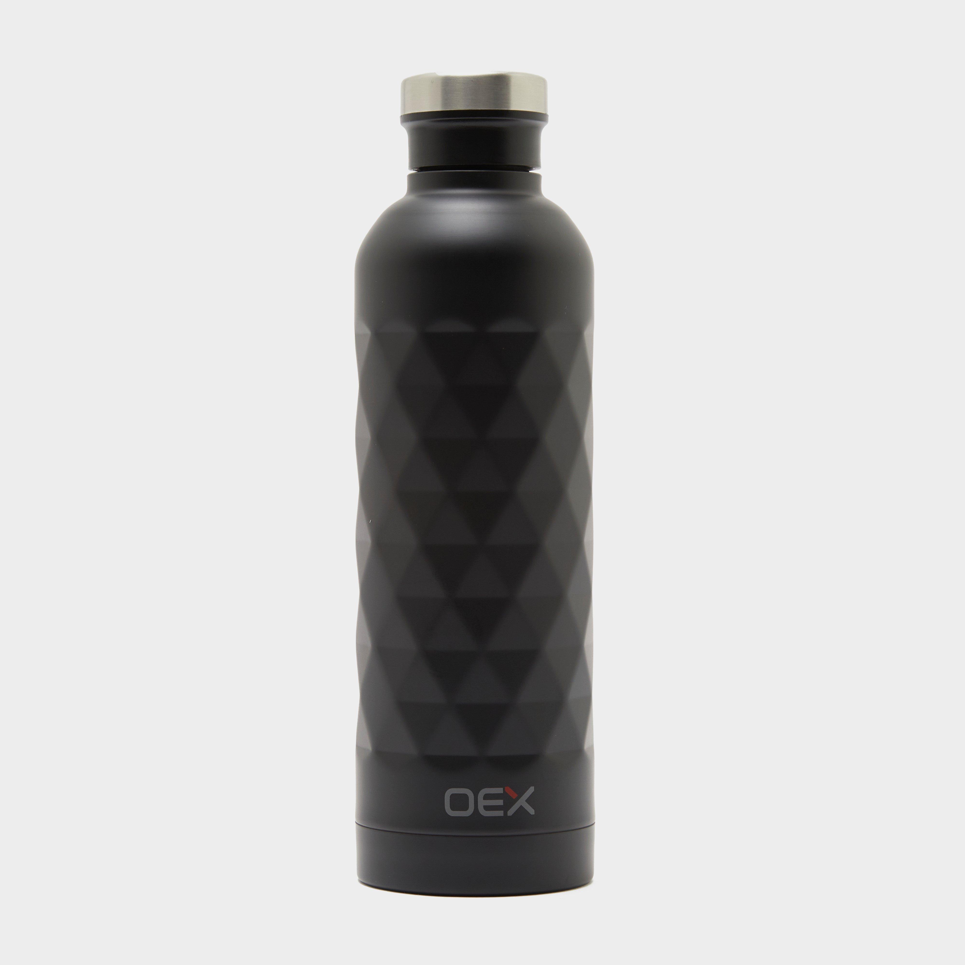 Image of Oex 750Ml Double Wall Bottle - Black, Black