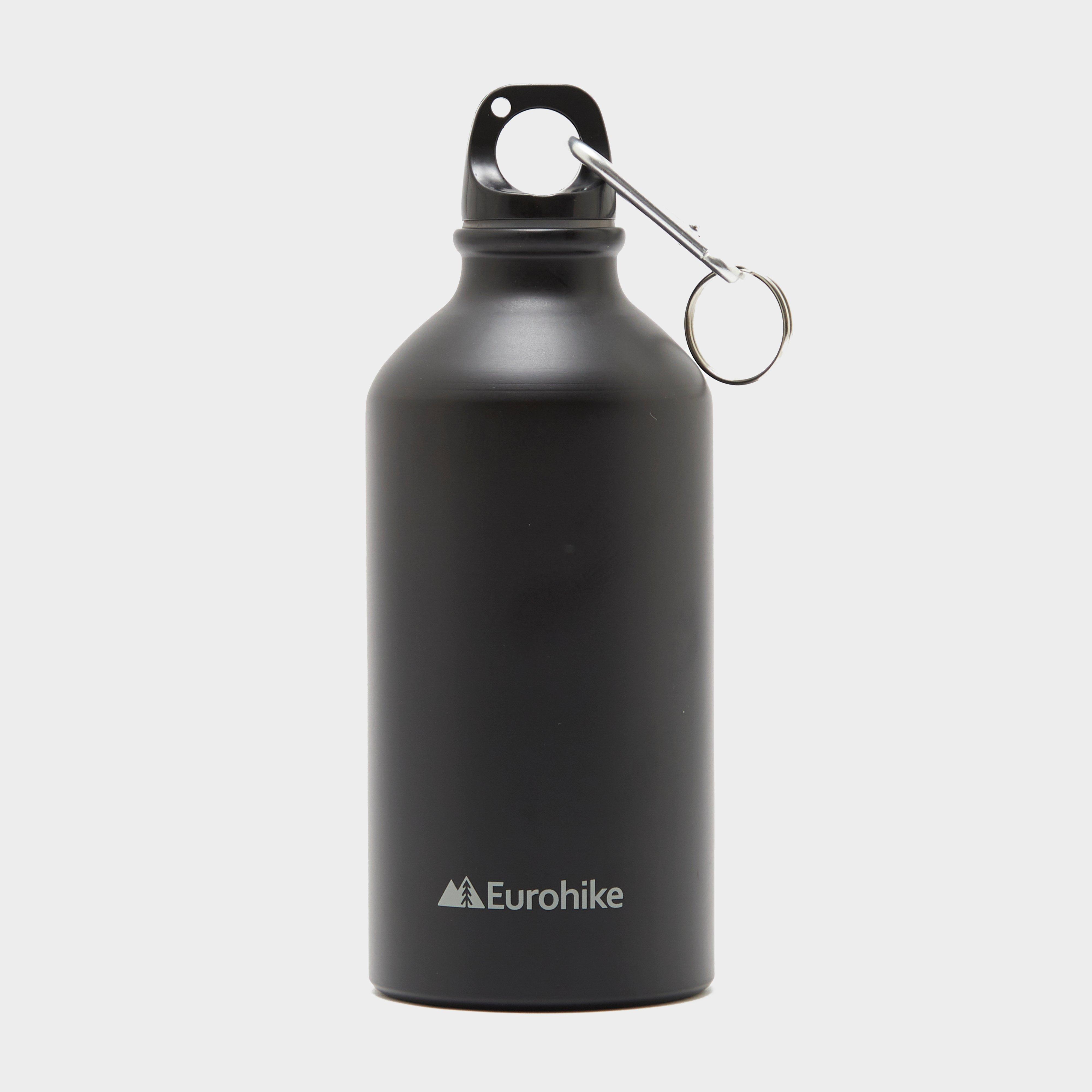 Image of Eurohike Aqua 0.5L Aluminium Water Bottle - Black, Black