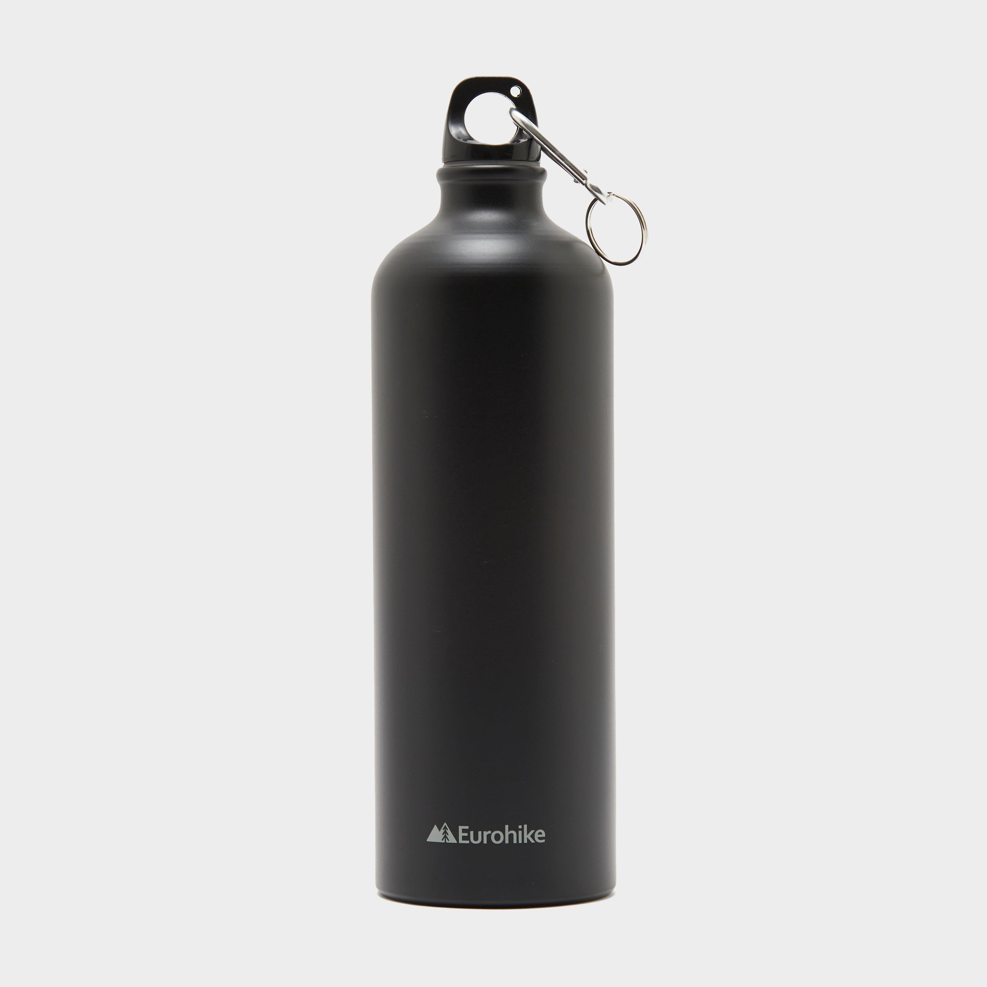 Image of Eurohike Aqua 1L Aluminium Water Bottle - Black, Black