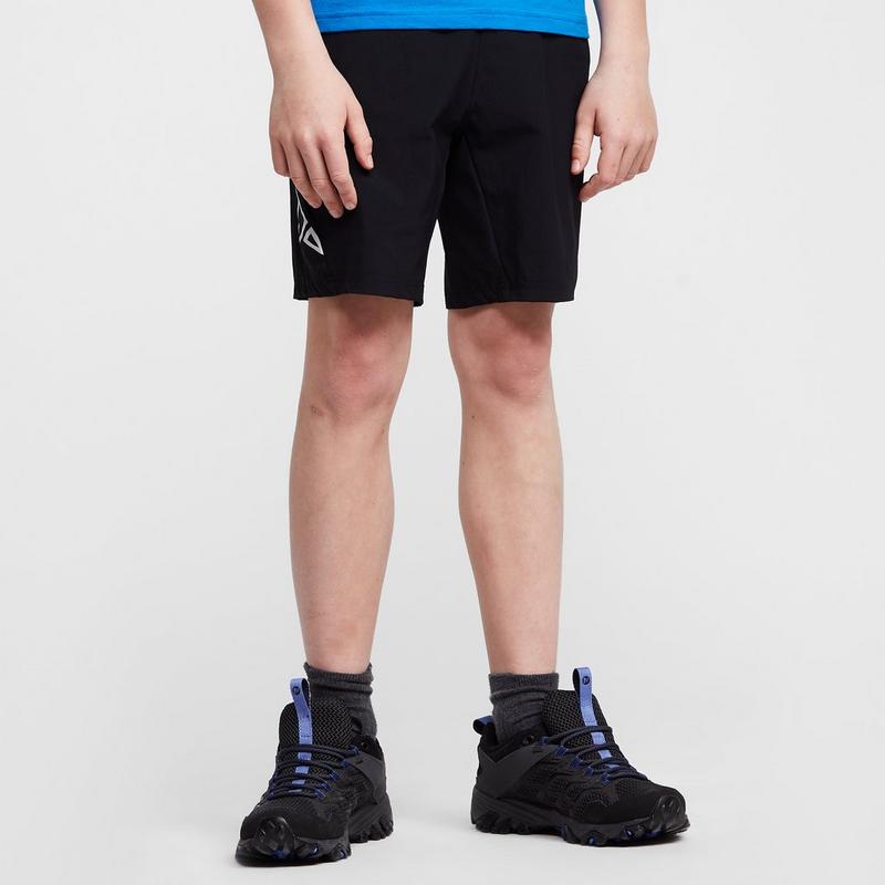 Millets Altura Kids' Spark Trail Shorts - Black, Black