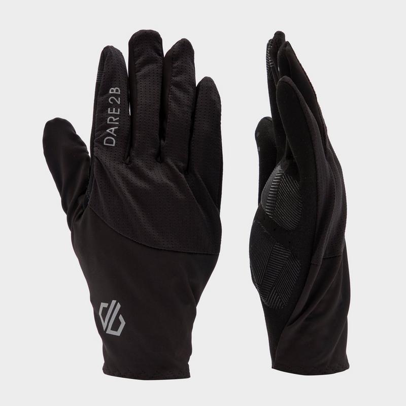 Millets Dare2b Men's Forcible Cycling Gloves - Black, Black