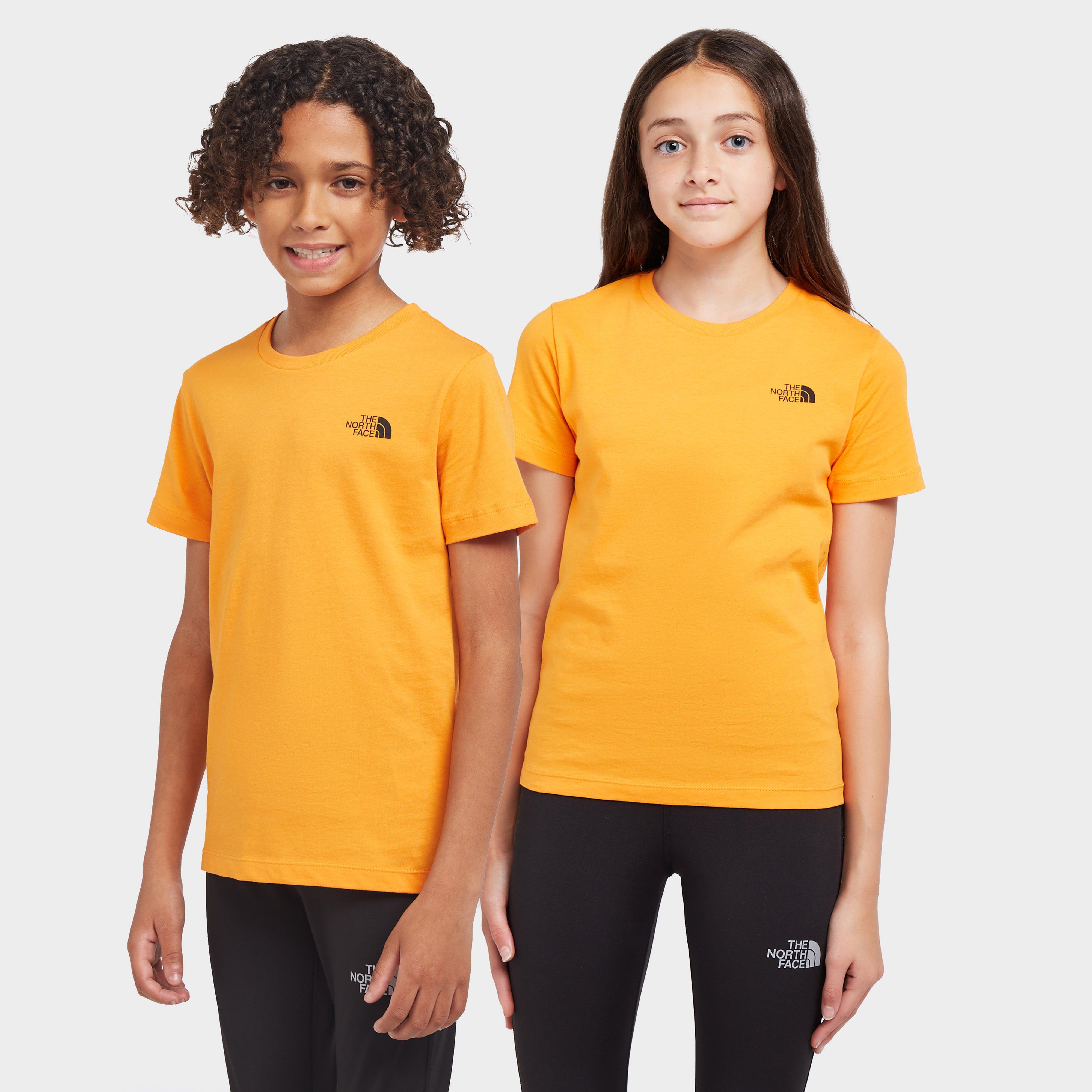 Image of The North Face Simple Dome T-Shirt Junior - Orange, Orange