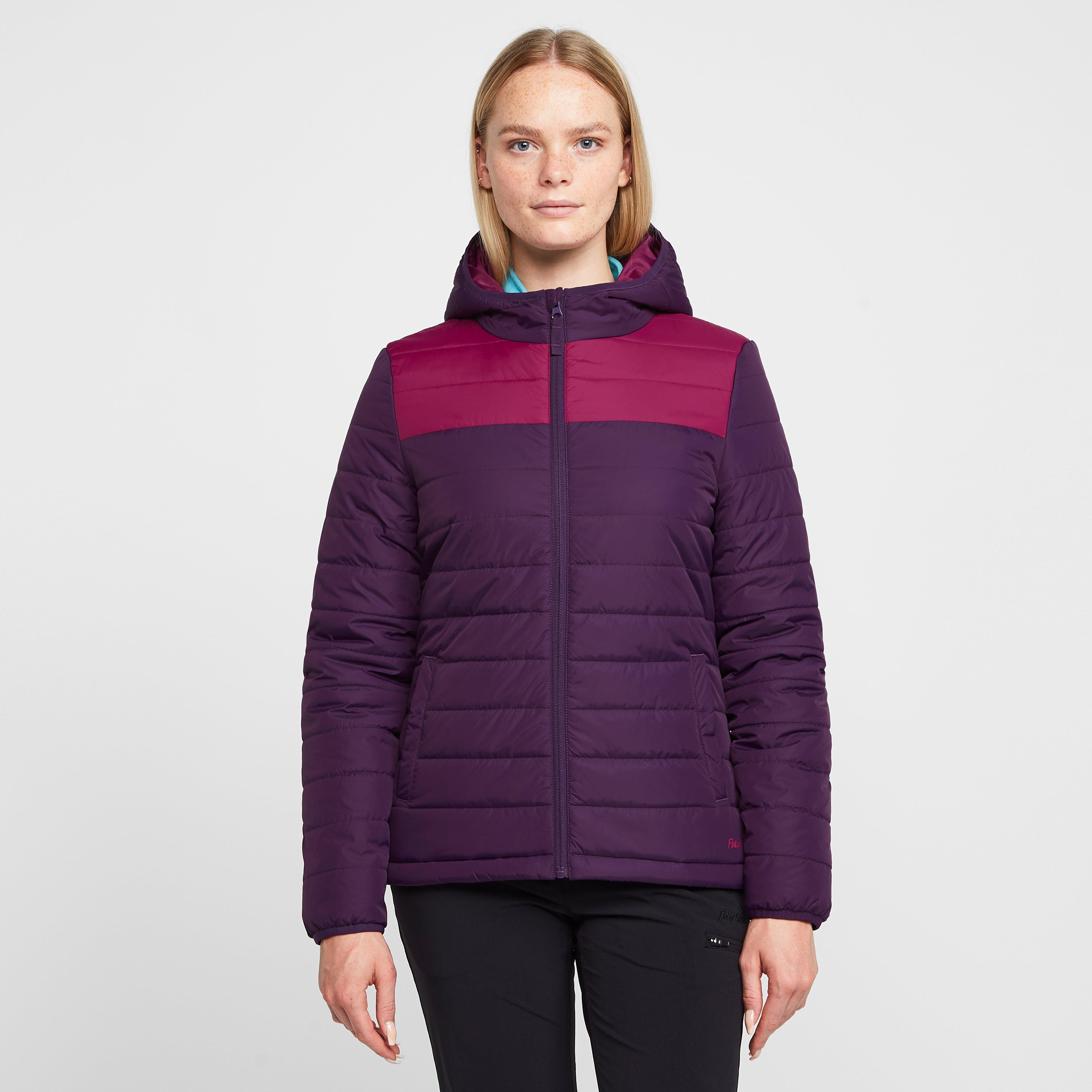 Image of Peter Storm Womens Blisco Ii Hooded Jacket - Purple/Lime/Pink, Purple/Lime/Pink