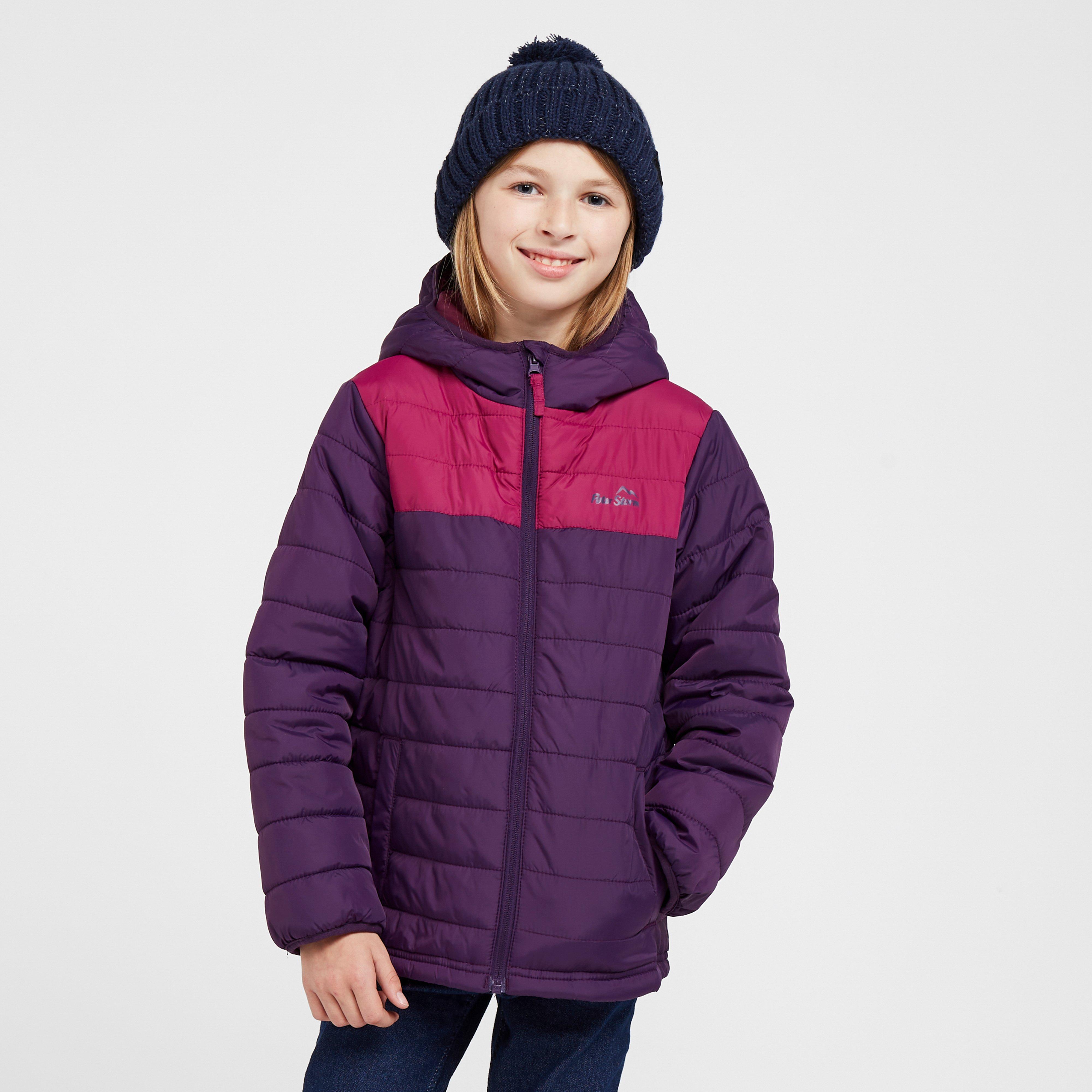 Image of Peter Storm Kids Blisco Ii Hooded Jacket Purple/Pink, PURPLE