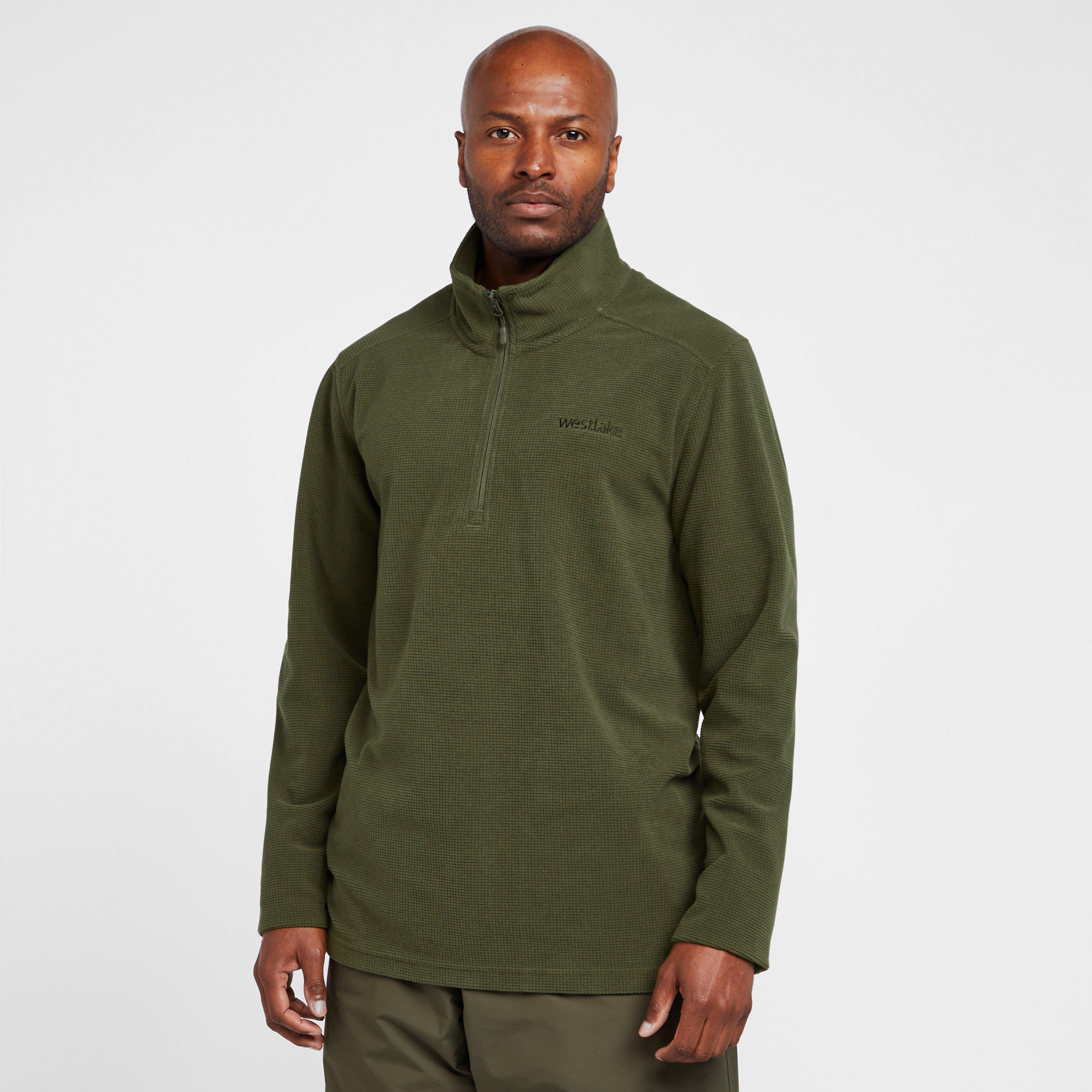 Image of Westlake Half Zip Fleece - Khaki, Khaki