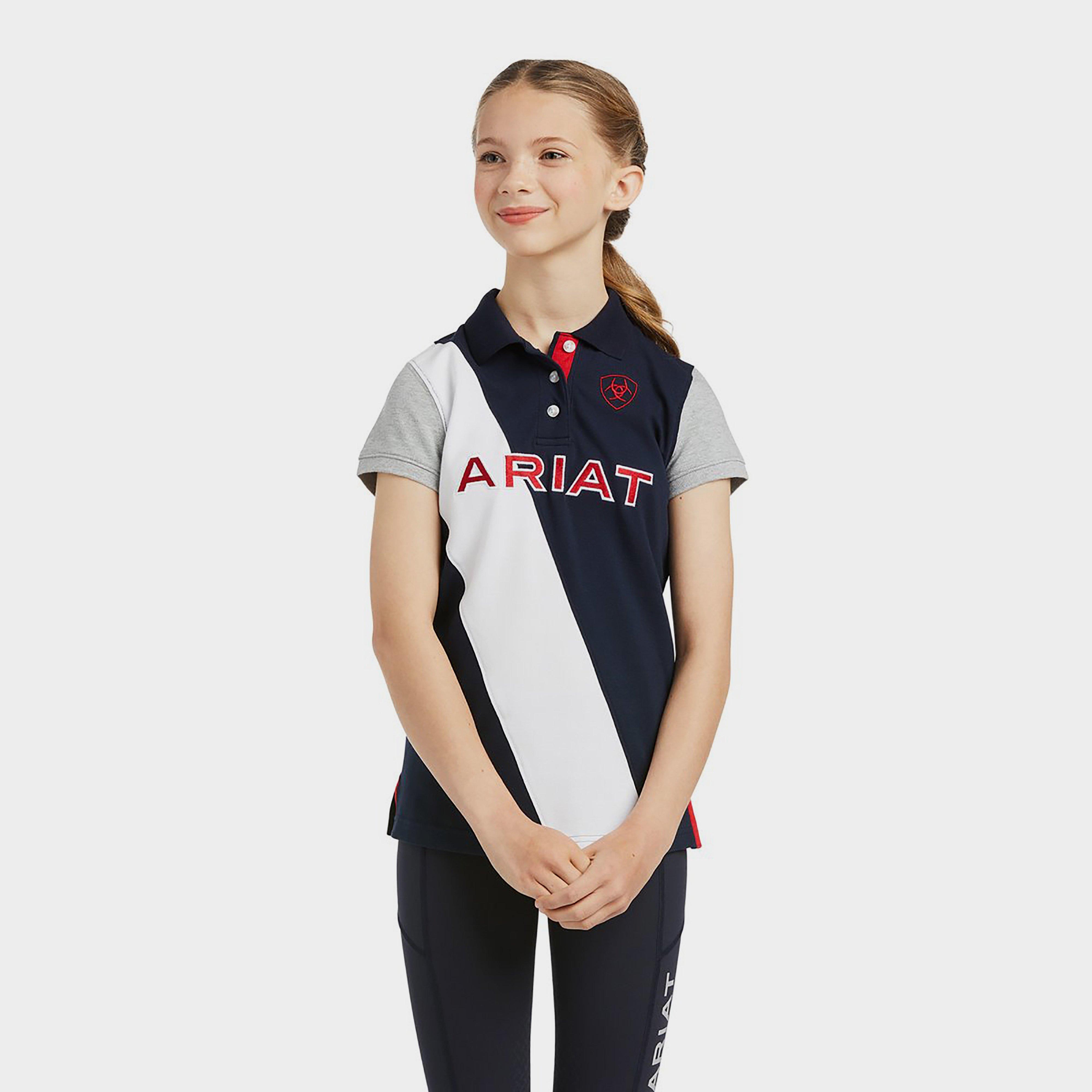 Childs Taryn Short Sleeved Polo Shirt, Blue from Blacks