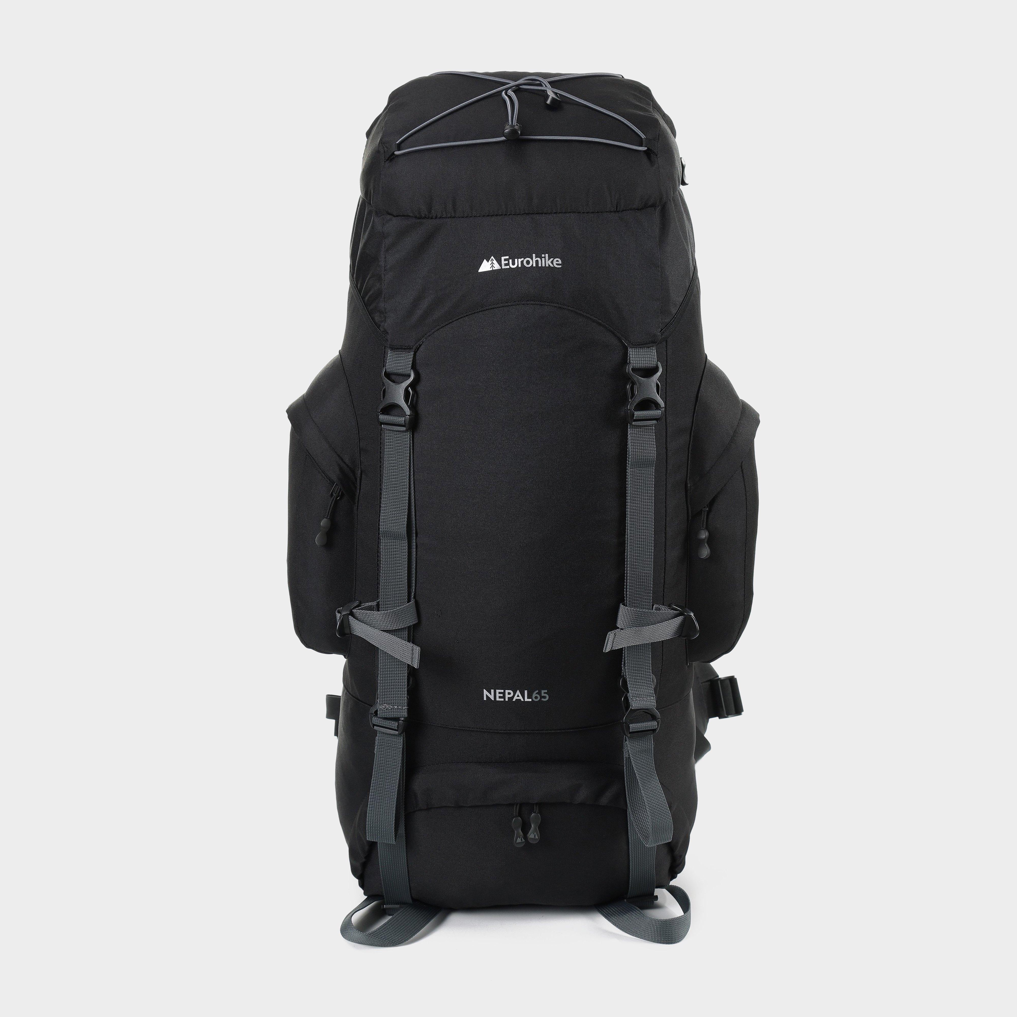 Image of Eurohike Nepal 65 Rucksack - Black, Black