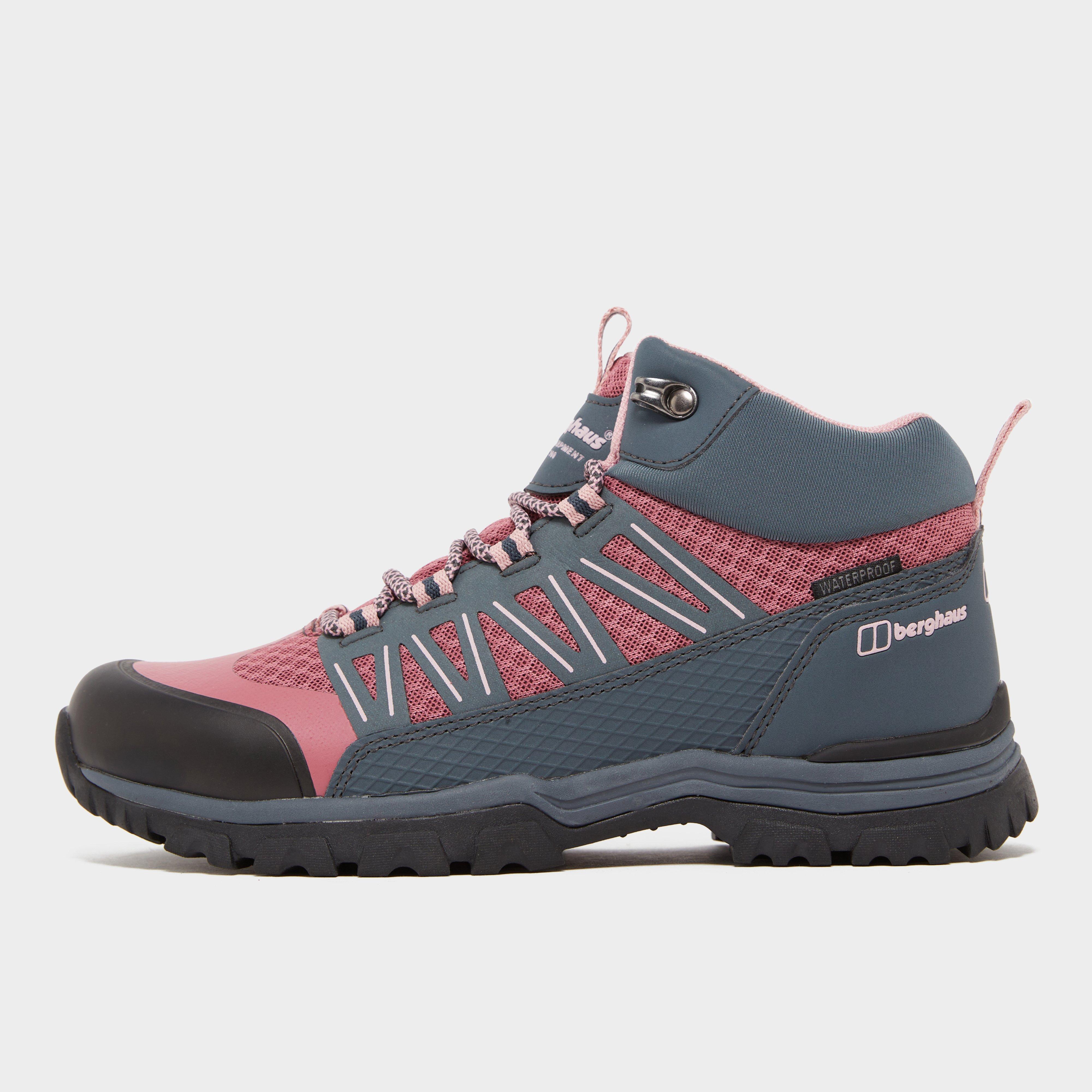 Photos - Trekking Shoes Berghaus Kids' Explorer Mid Waterproof Hiking Boot, Pink 