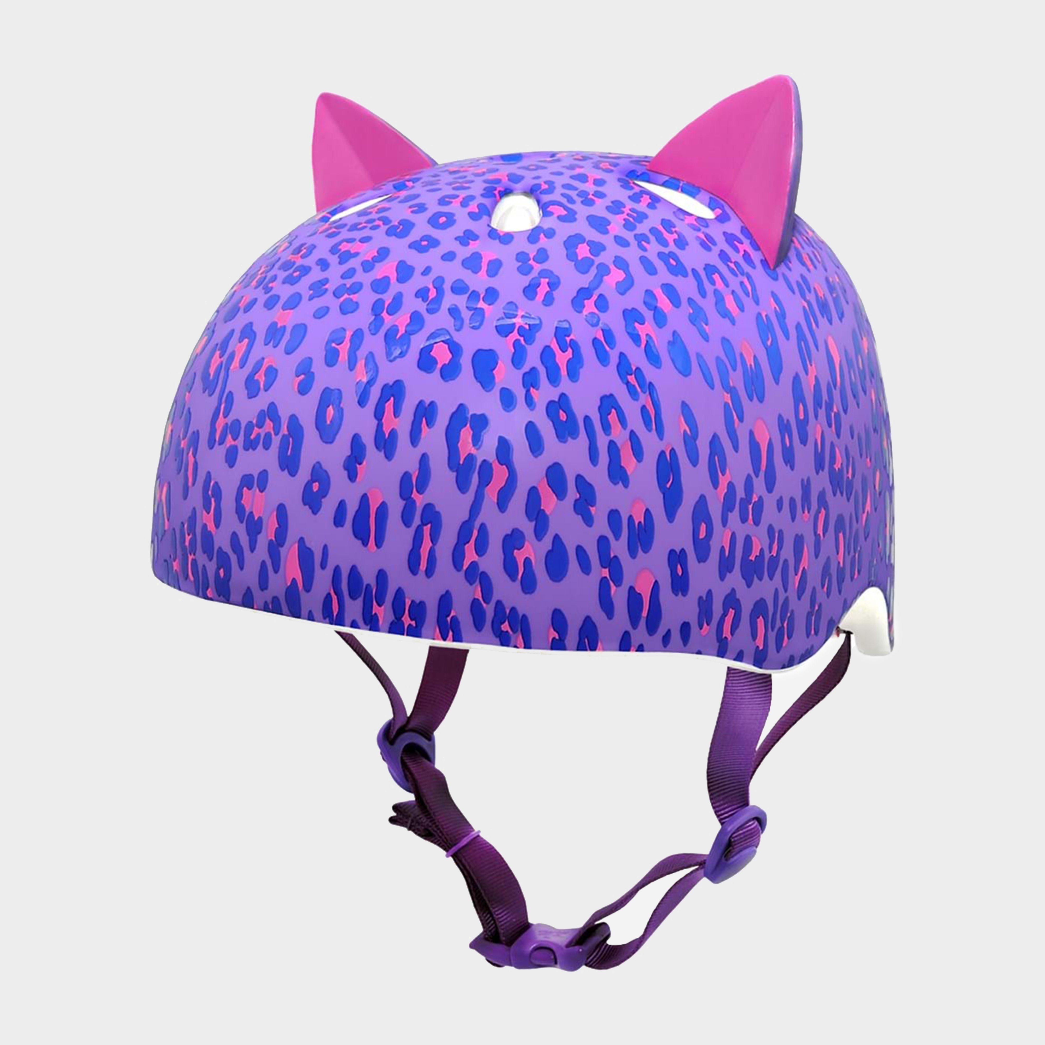 Photos - Bike Helmet Leopard Kitty Youth Helmet, Purple 