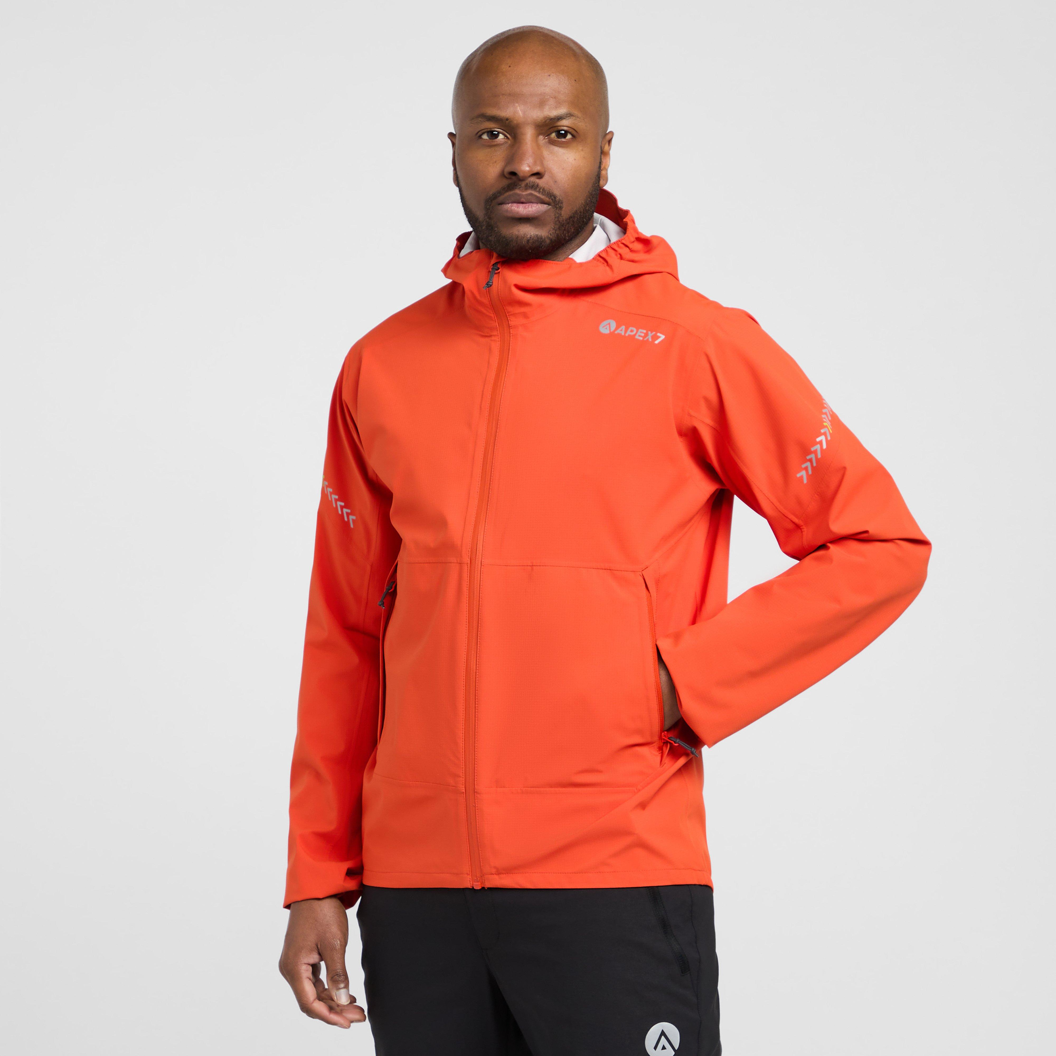 Apex7 Apex7 Radon 2.5-Layer Waterproof Jacket - Orange, Orange