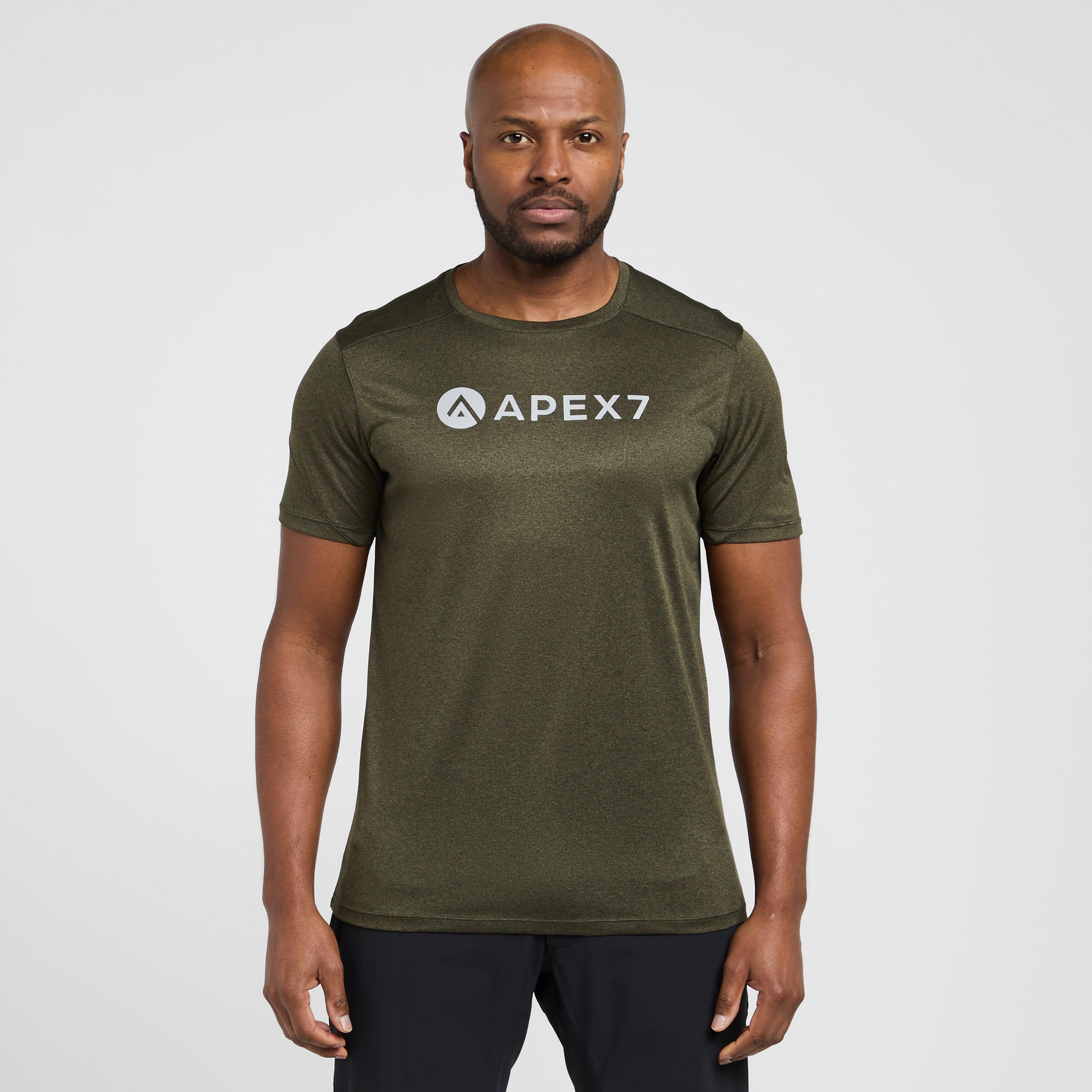 Image of Apex7 Xenon Short Sleeve Tech T-Shirt - Khaki, Khaki