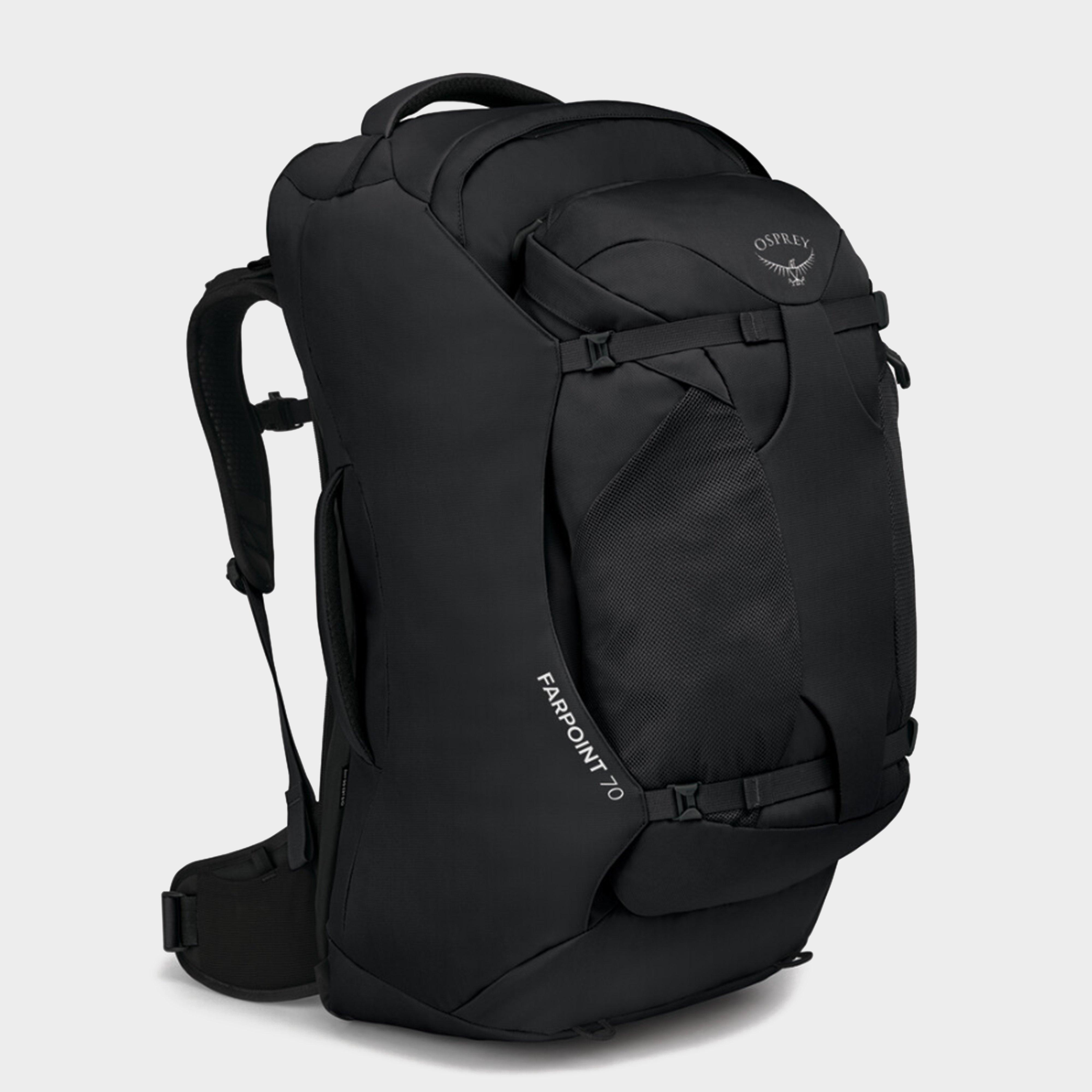 Osprey Osprey Farpoint 70 Litre Travel Backpack - Black, Black