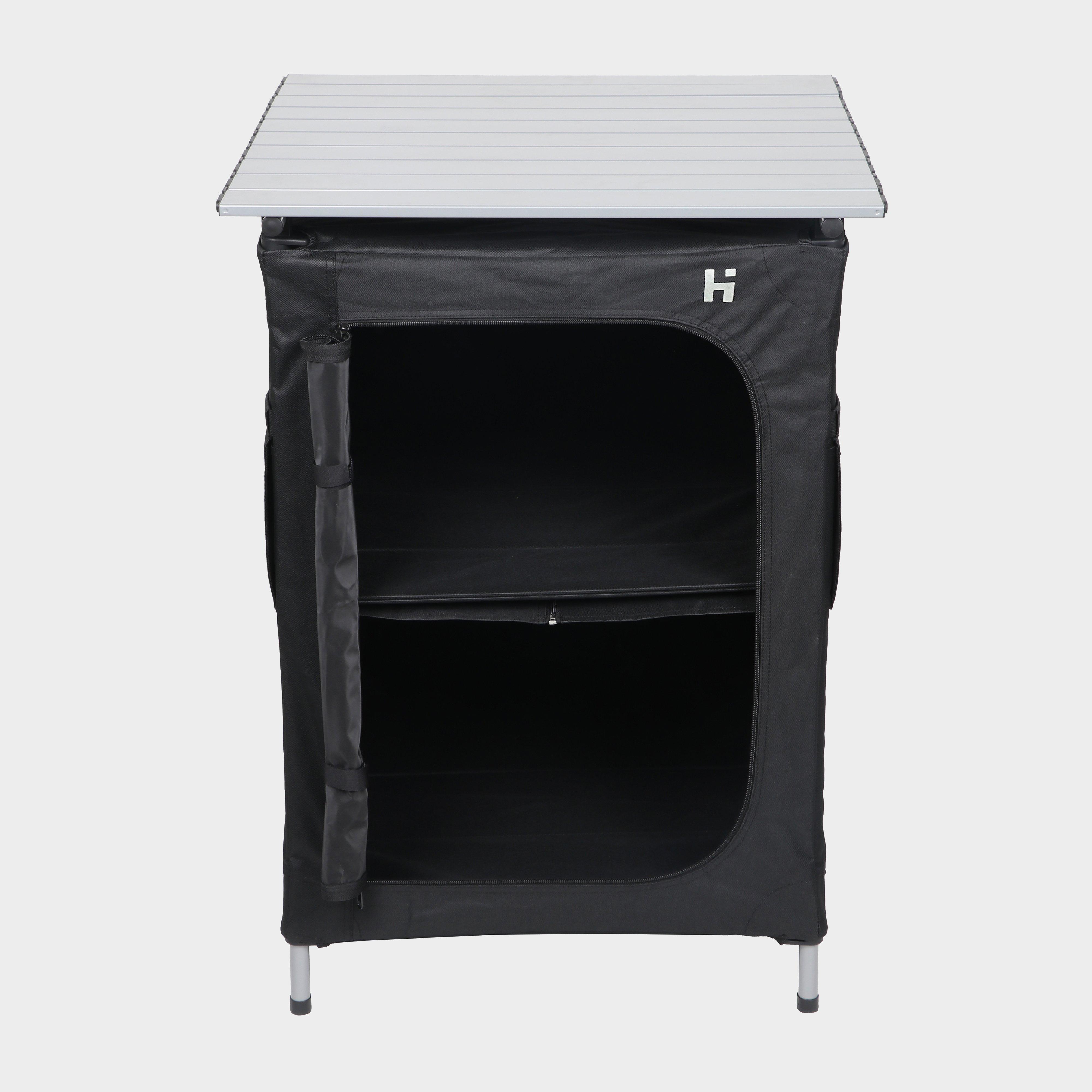 Hi-Gear Hi-Gear Folding Quad Cupboard - Black, Black