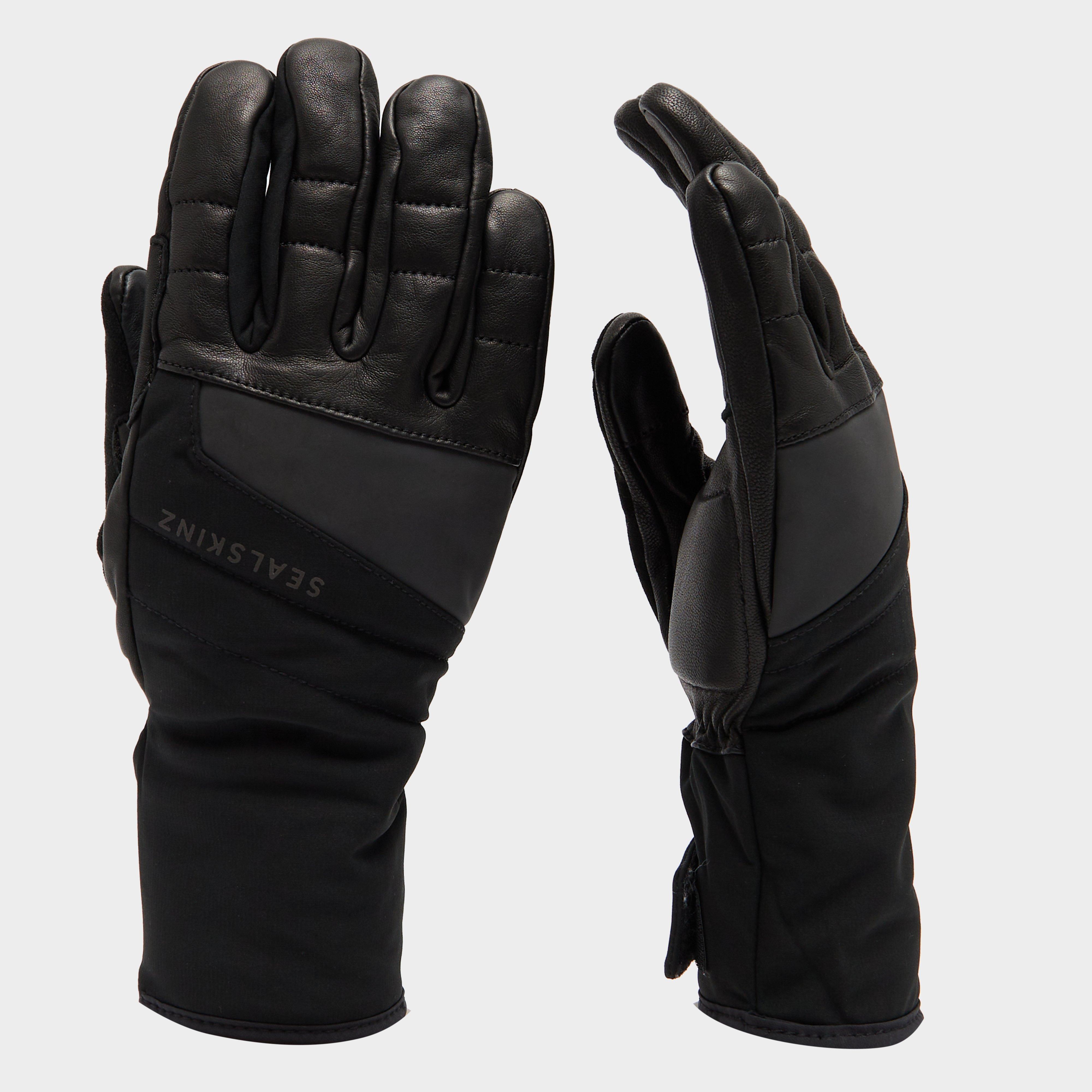 Photos - Cycling Gloves Waterproof Extreme Cold Weather Gauntlet in Black, Black 