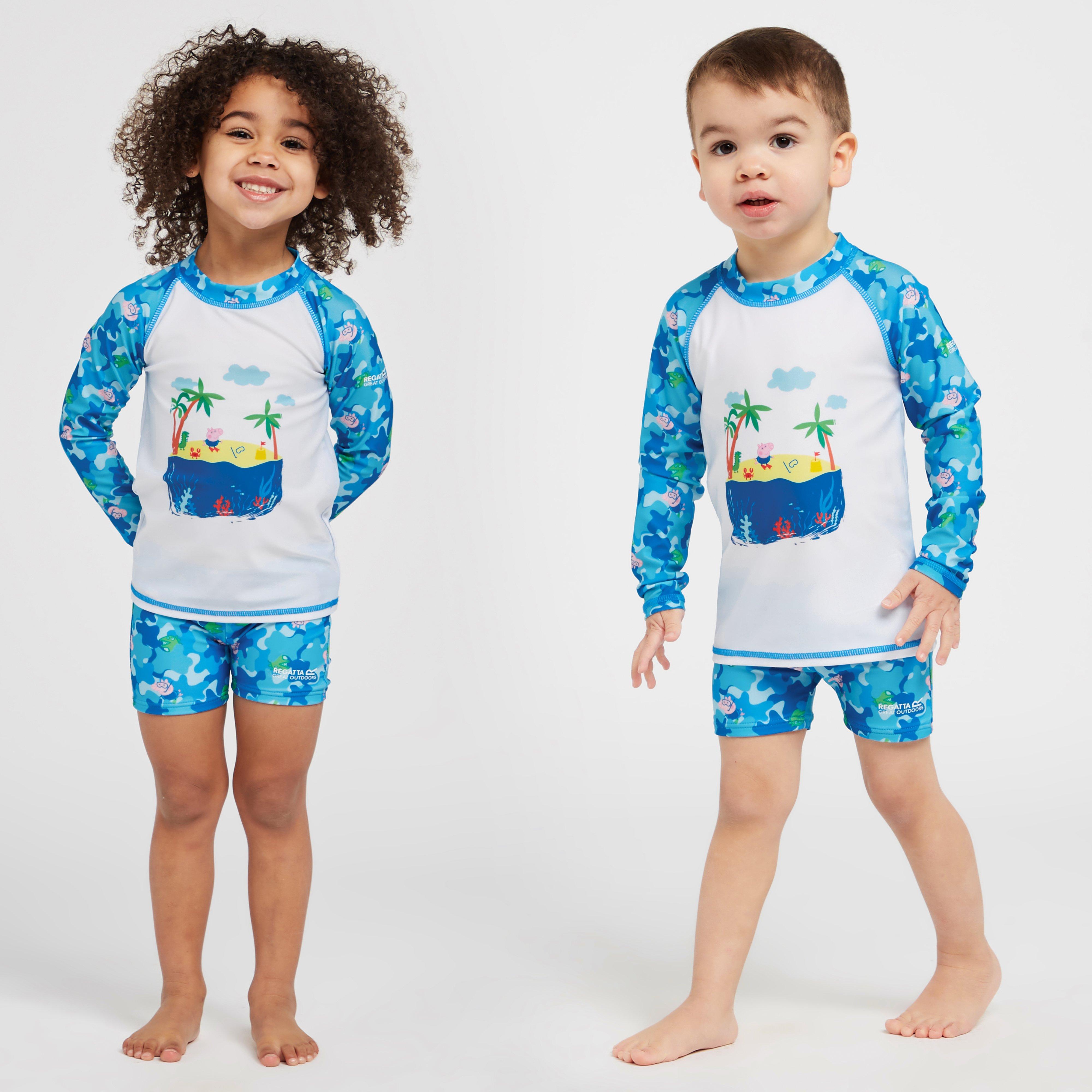 Photos - Swimwear Regatta Kids' Peppa Pig Rash Suit, Blue 