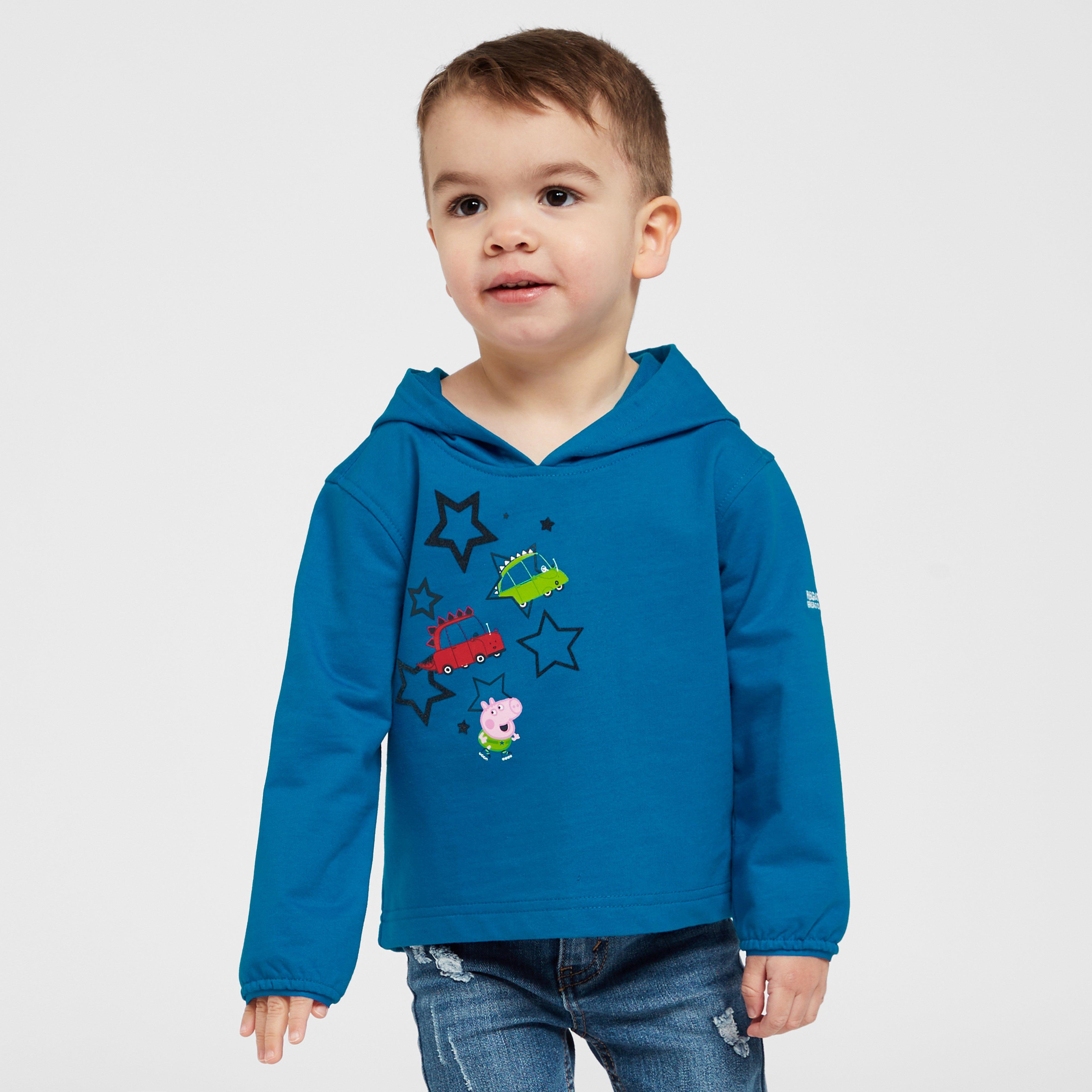 Image of Regatta Peppa Pig Graphic Print Hoodie - Blue, Blue