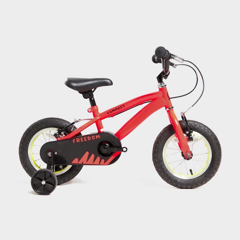 Millets Compass Freedom 12” Kids' Bike - Red, Red