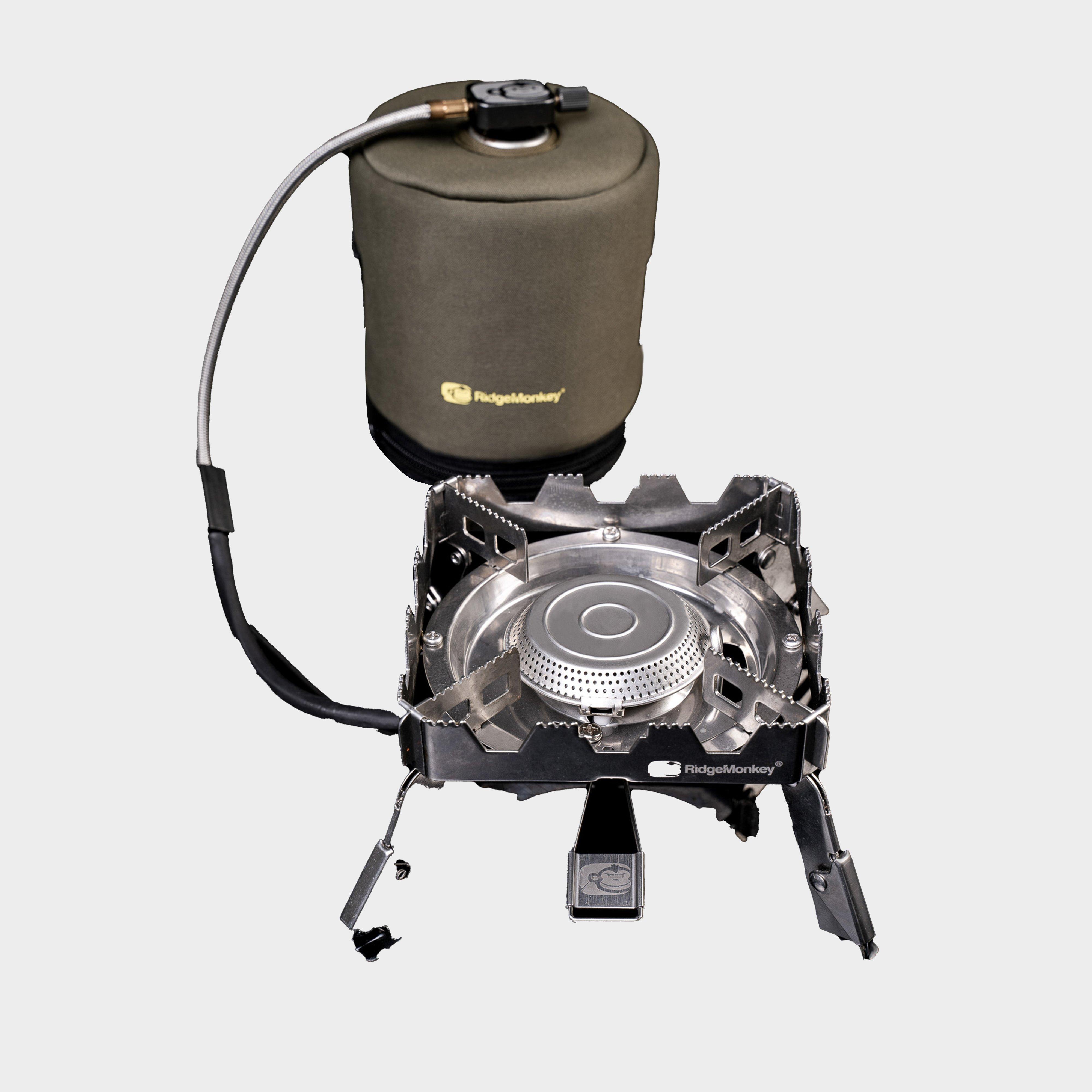 Image of Ridgemonkey Quad Stove Pro (Single) - Silver, Silver