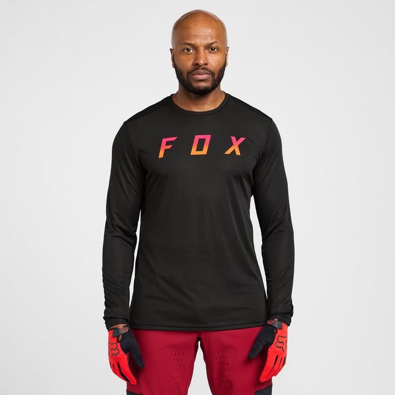 Millets FOX Men's Ranger Long Sleeve Jersey - Black, Black