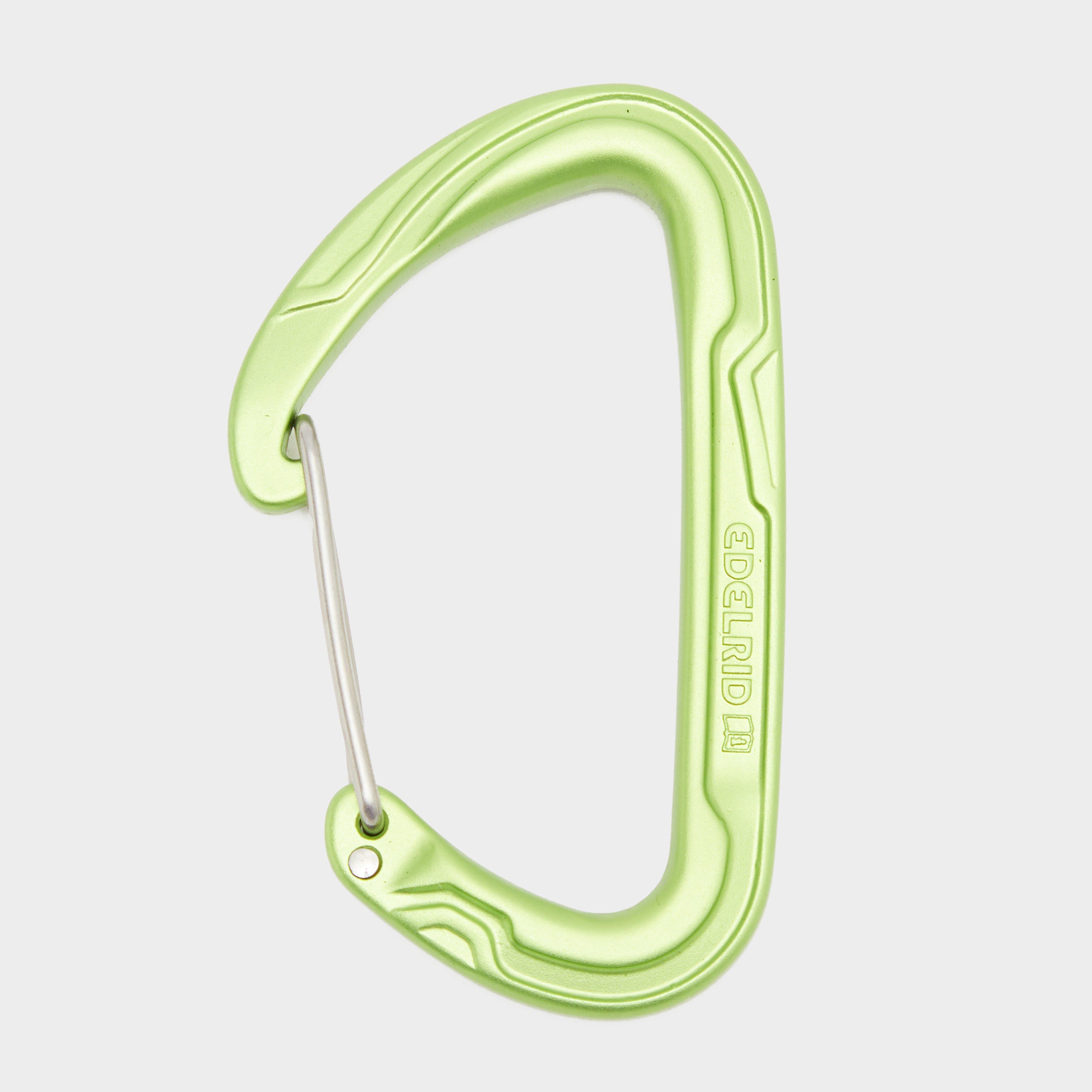 Image of Edelrid Pure Wire 3 Carabiner - Mid Green, Mid Green