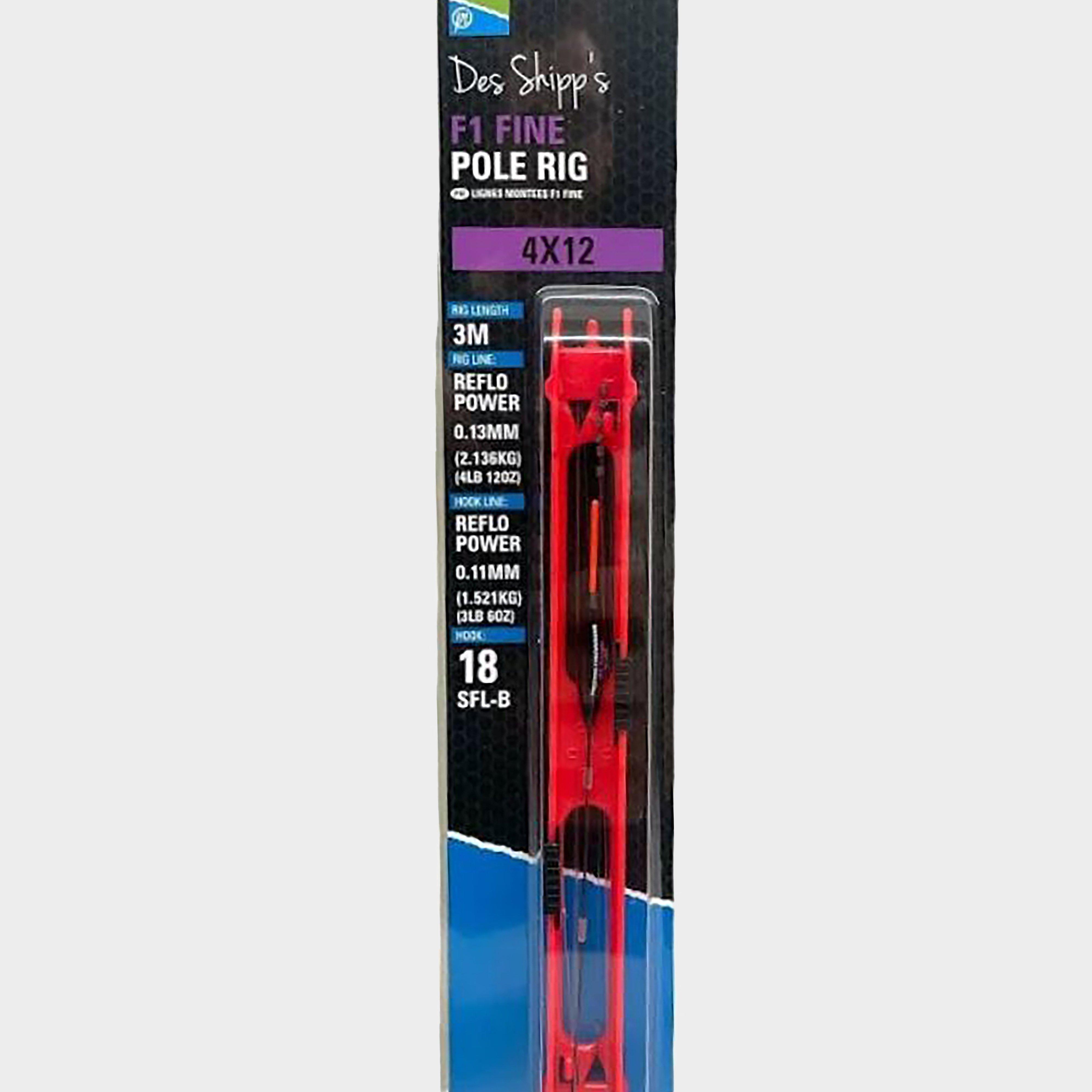 Image of Preston Innovation 4X12 F1 Fine Pole Rig - D, d