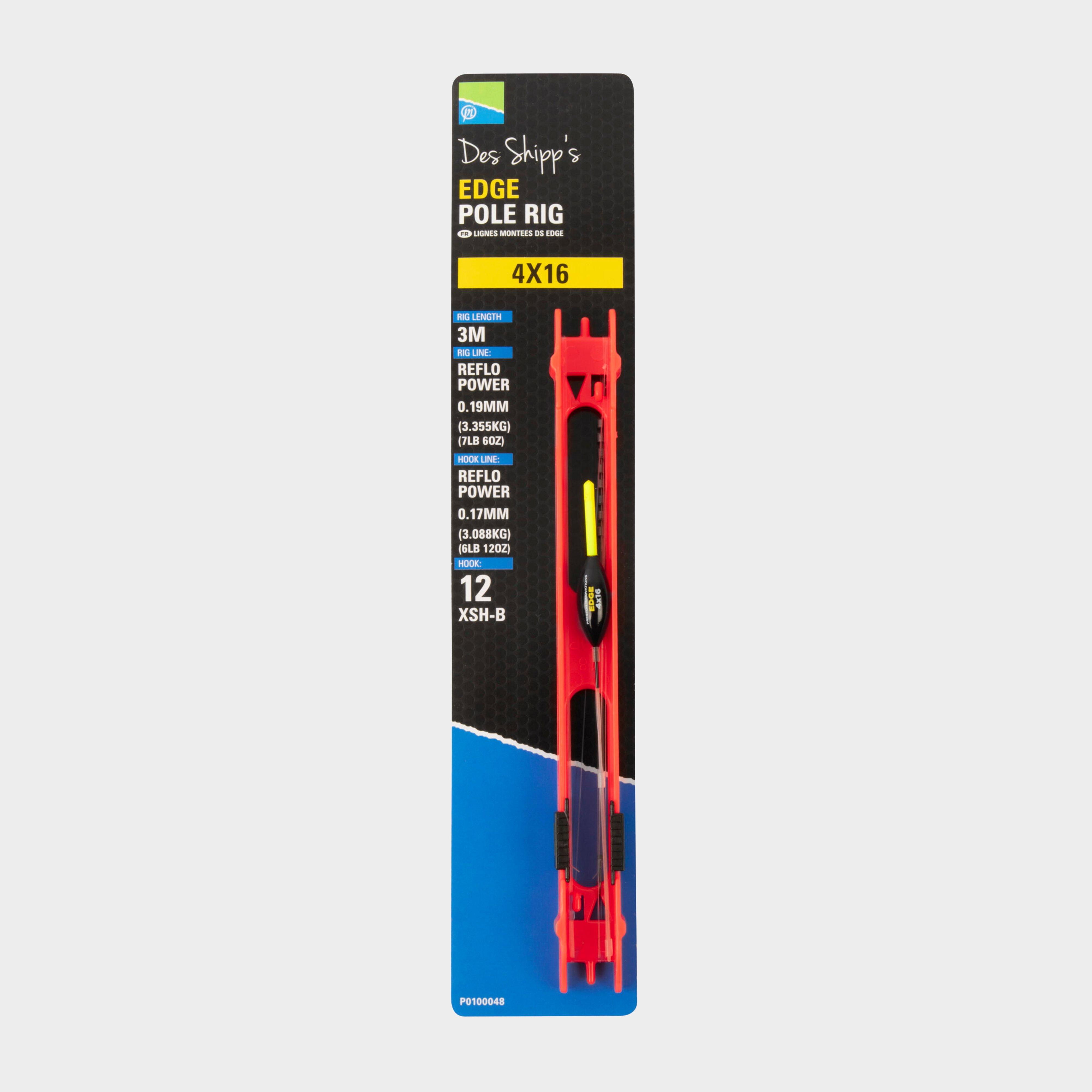 Image of Preston Innovation 4X16 Edge Pole Rig - Red, Red