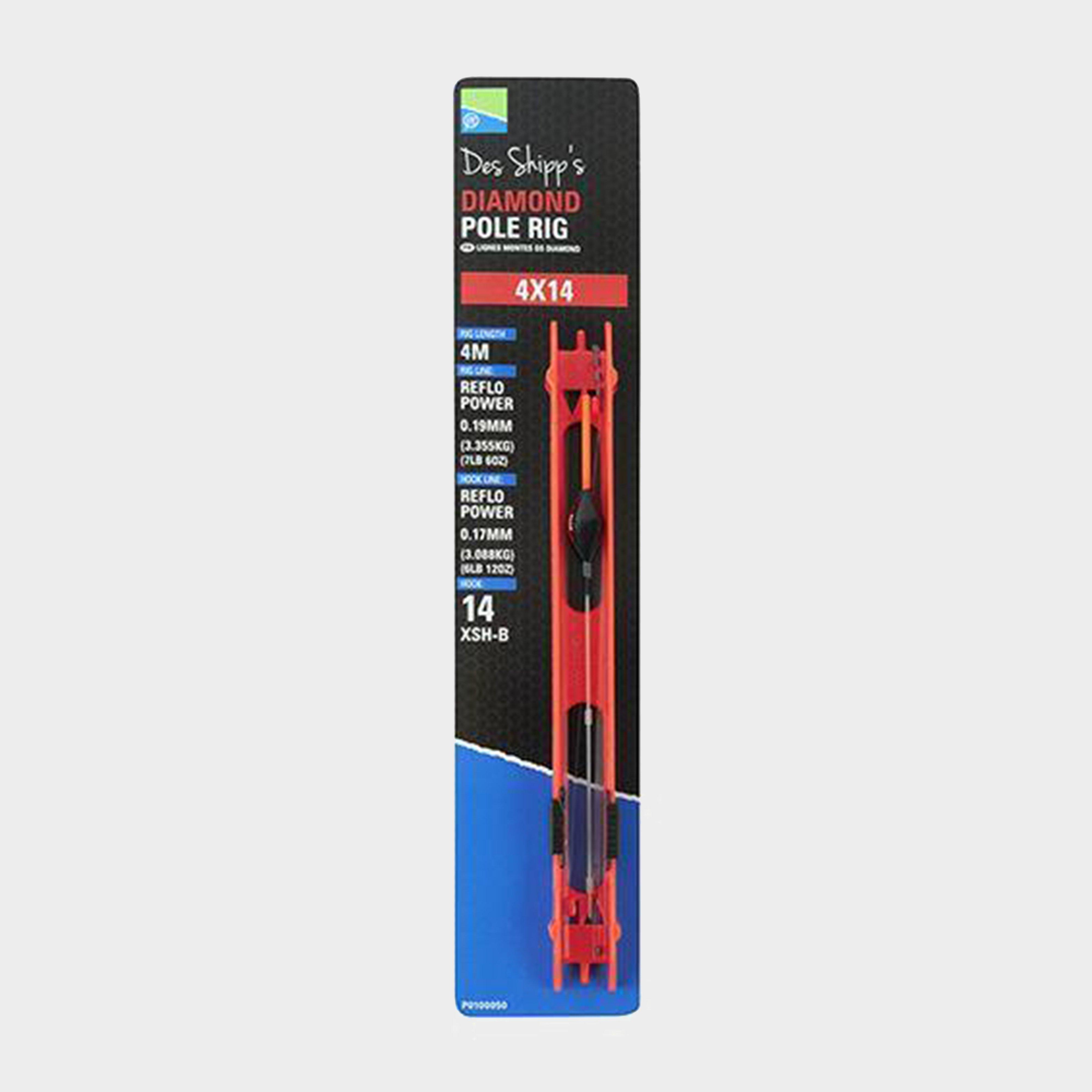 Image of Preston Innovation 4X14 Diamond Pole Rig - Red, Red