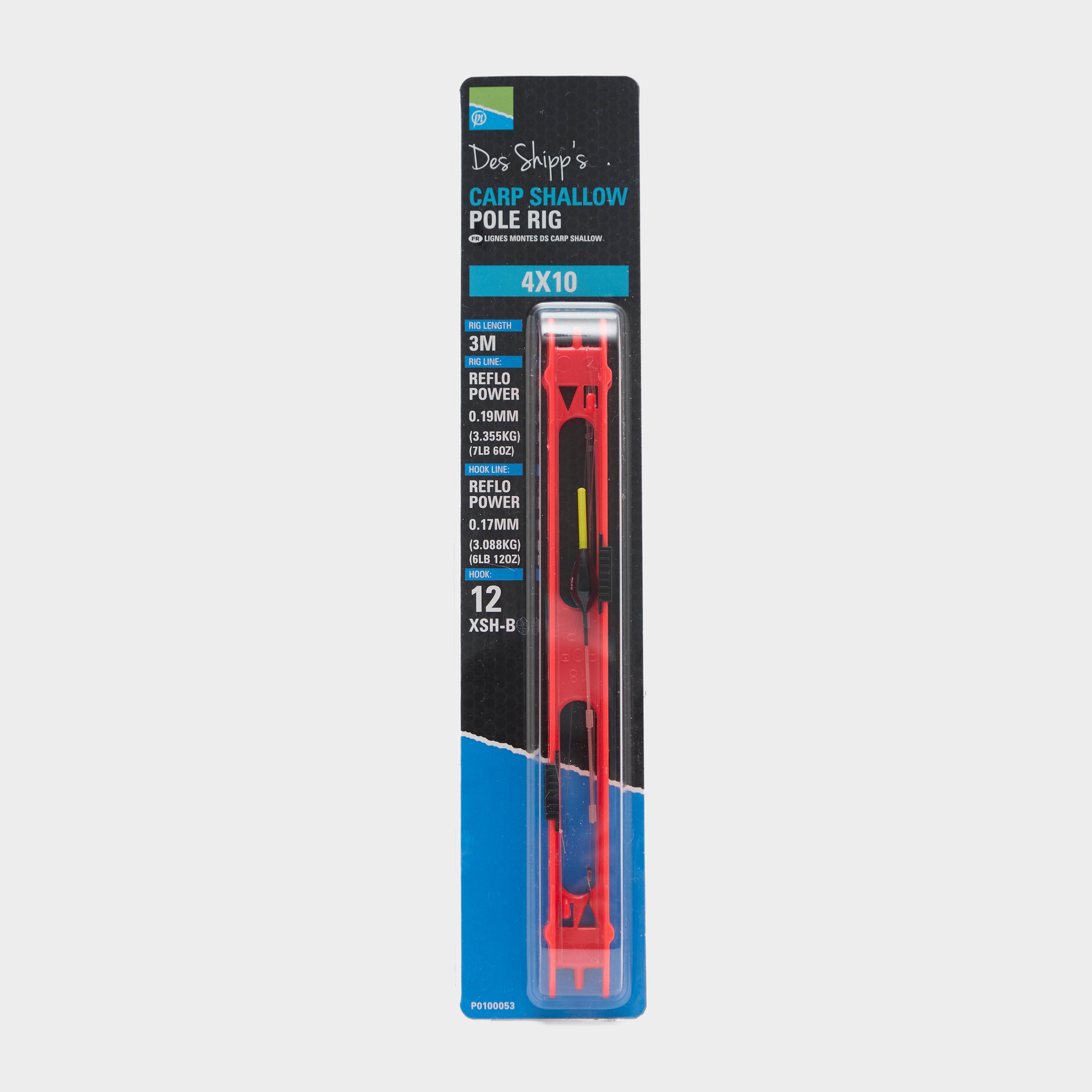 Image of Preston Innovation 4X8 F1 Shallow Pole Rig - Red, Red