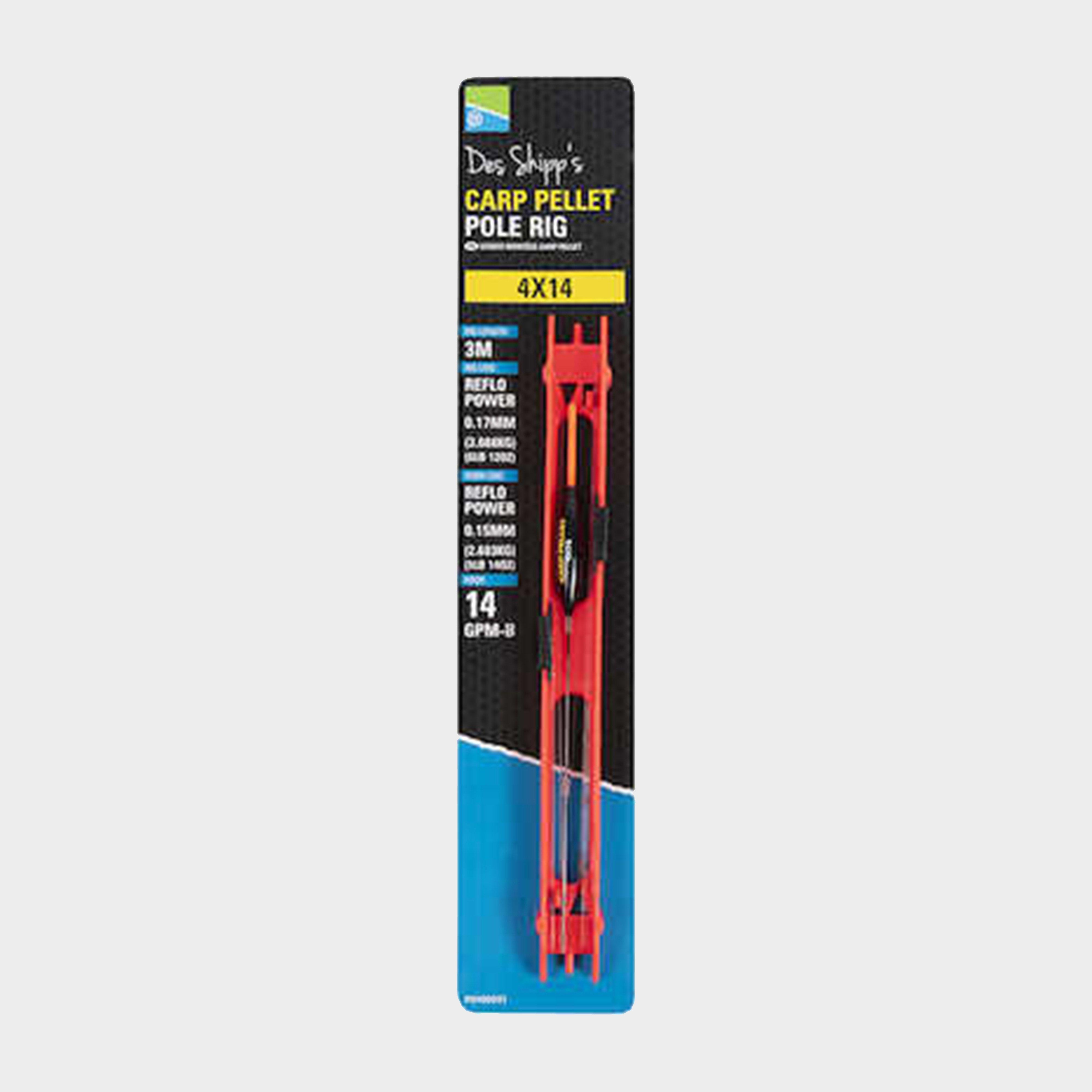 Image of Preston Innovation 4X16 Carp Pellet Pole Rig - Red, Red