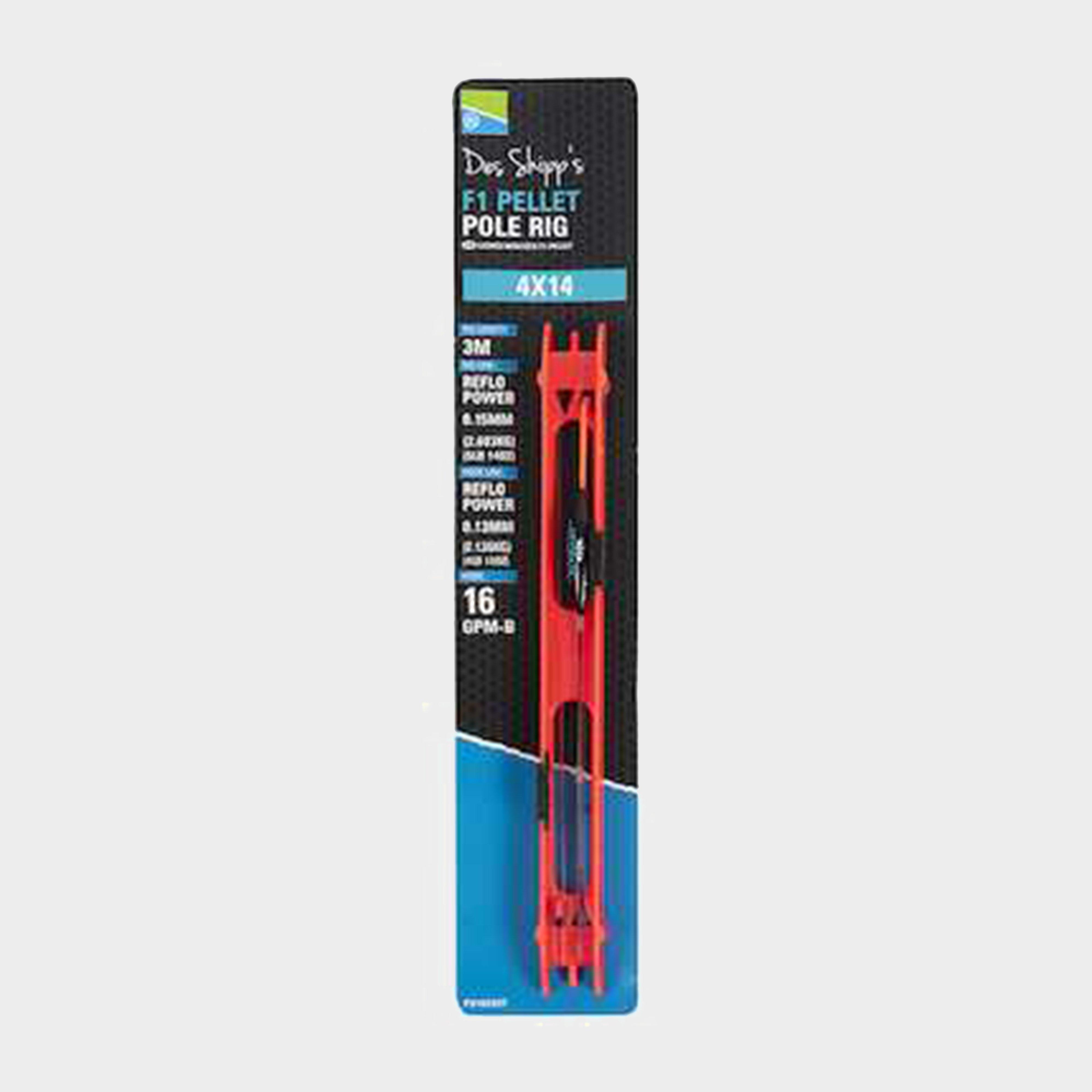 Image of Preston Innovation 4X12 F1 Pellet Pole Rig - Red, Red