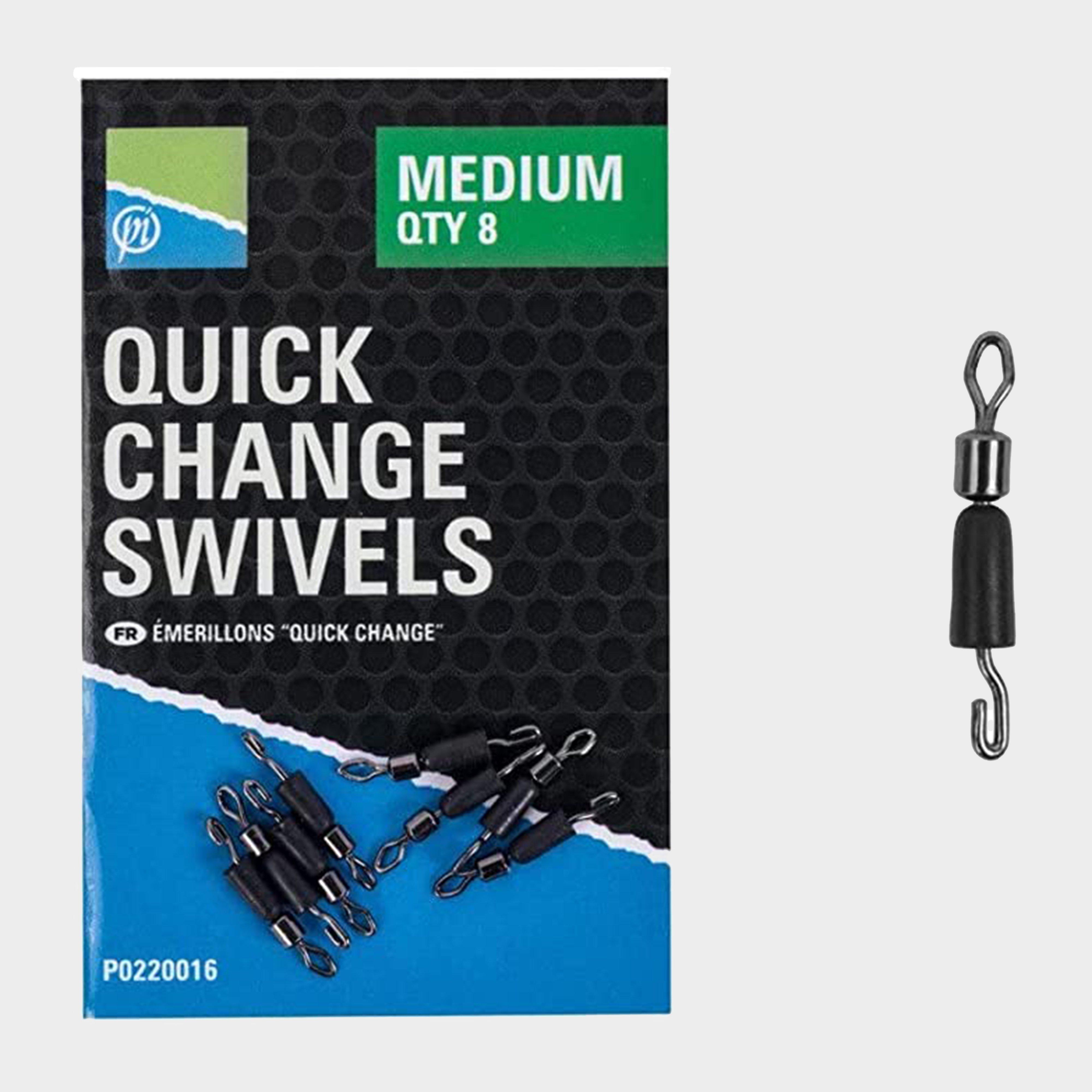 Image of Preston Innovation Quick Change Swivels - Small - Black, black