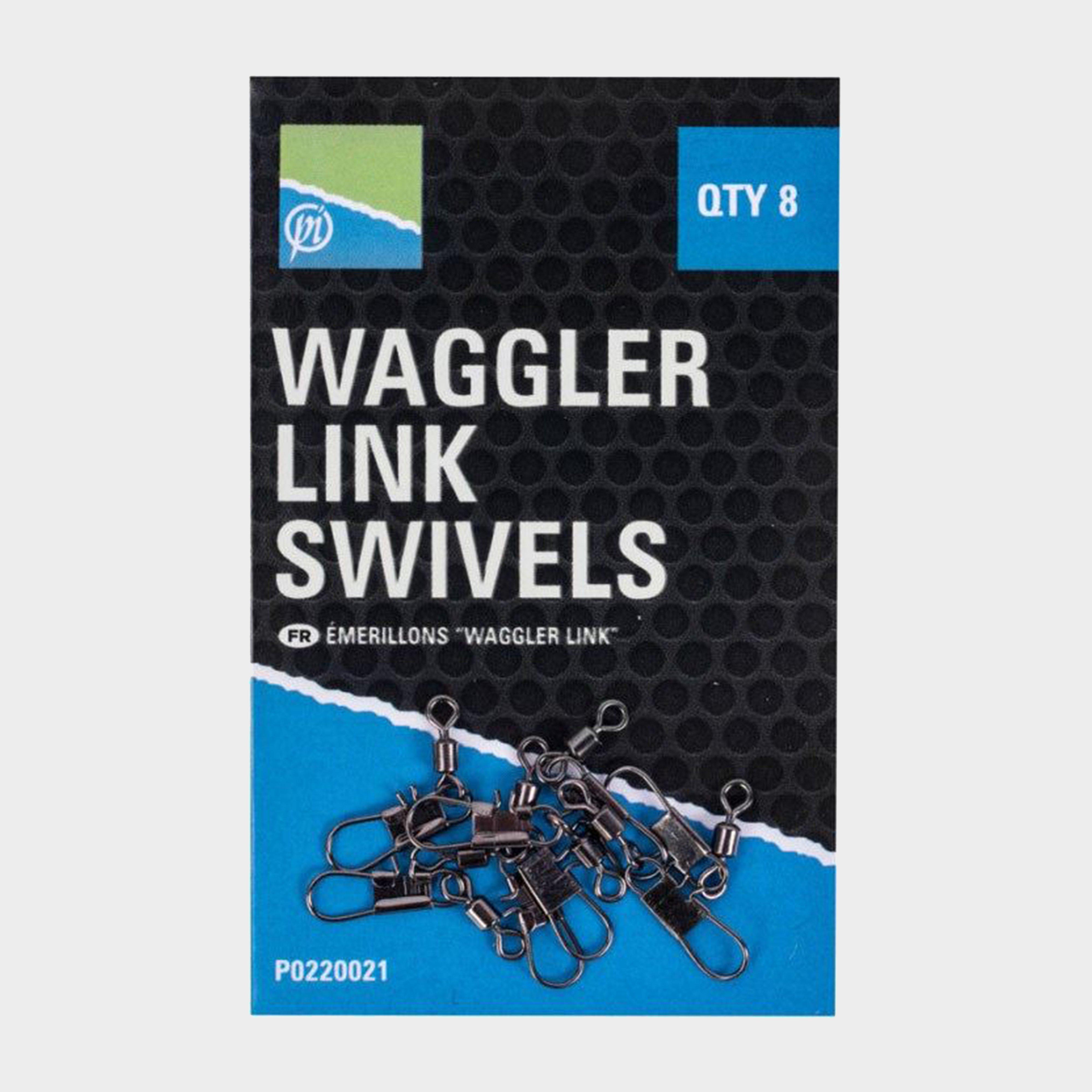 Image of Preston Innovation Waggler Link Swivels (10) - Black, black
