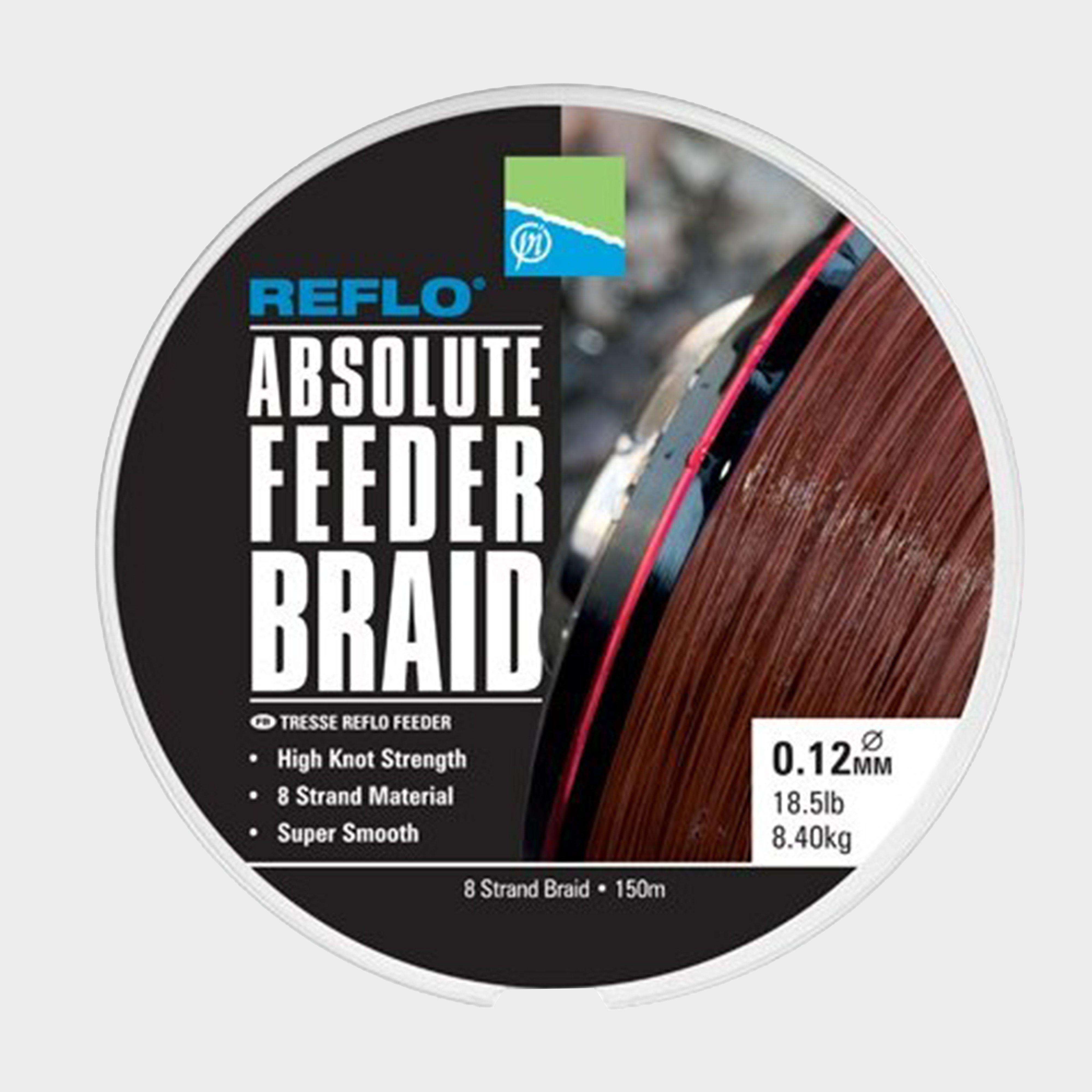 Image of Preston Innovation Absolute Feeder Braid (0.12Mm, 8.40Kg/18.5Lb) - Black, black