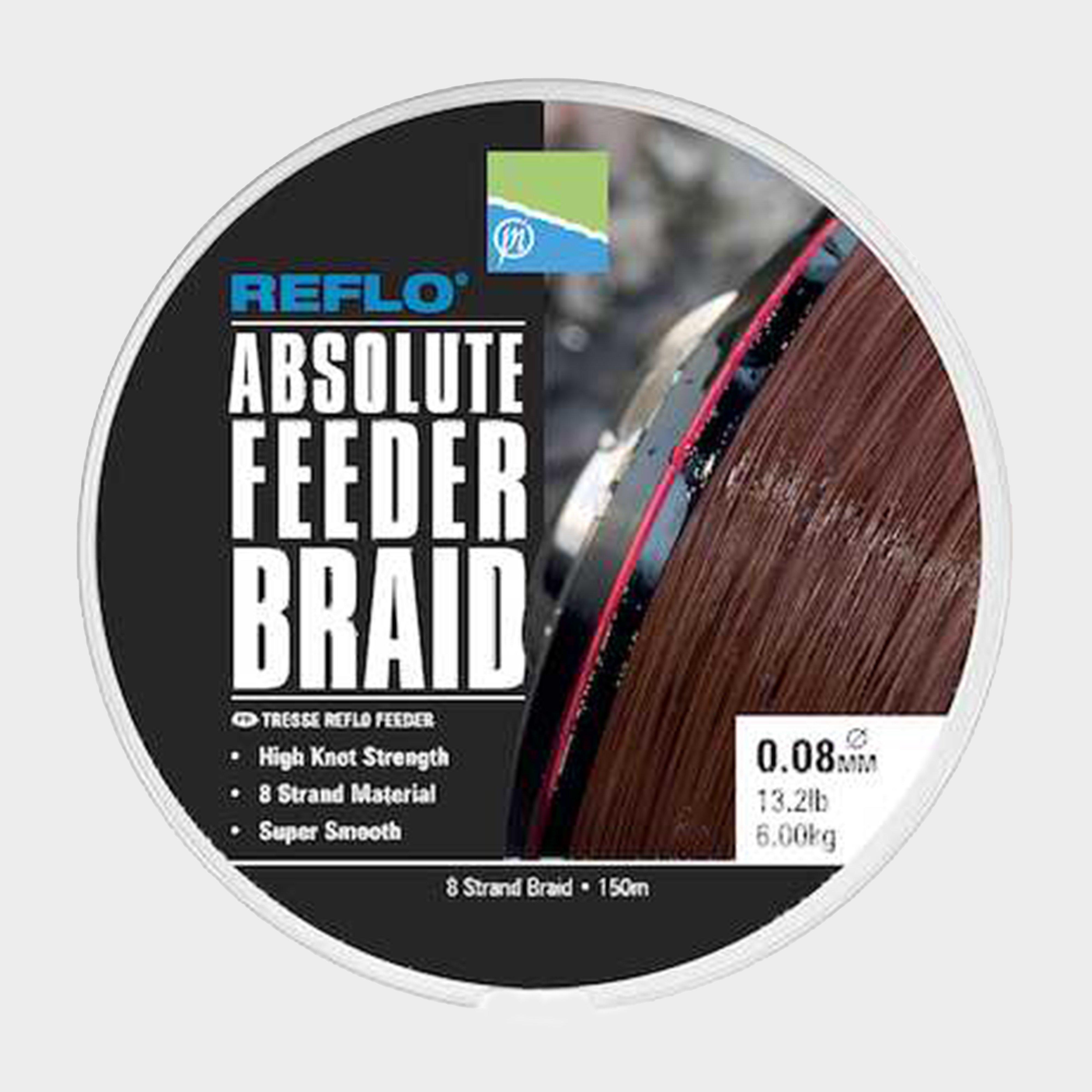 Image of Preston Innovation Absolute Feeder Braid (0.08Mm, 6.00Kg/13.2Lb) - Black, black