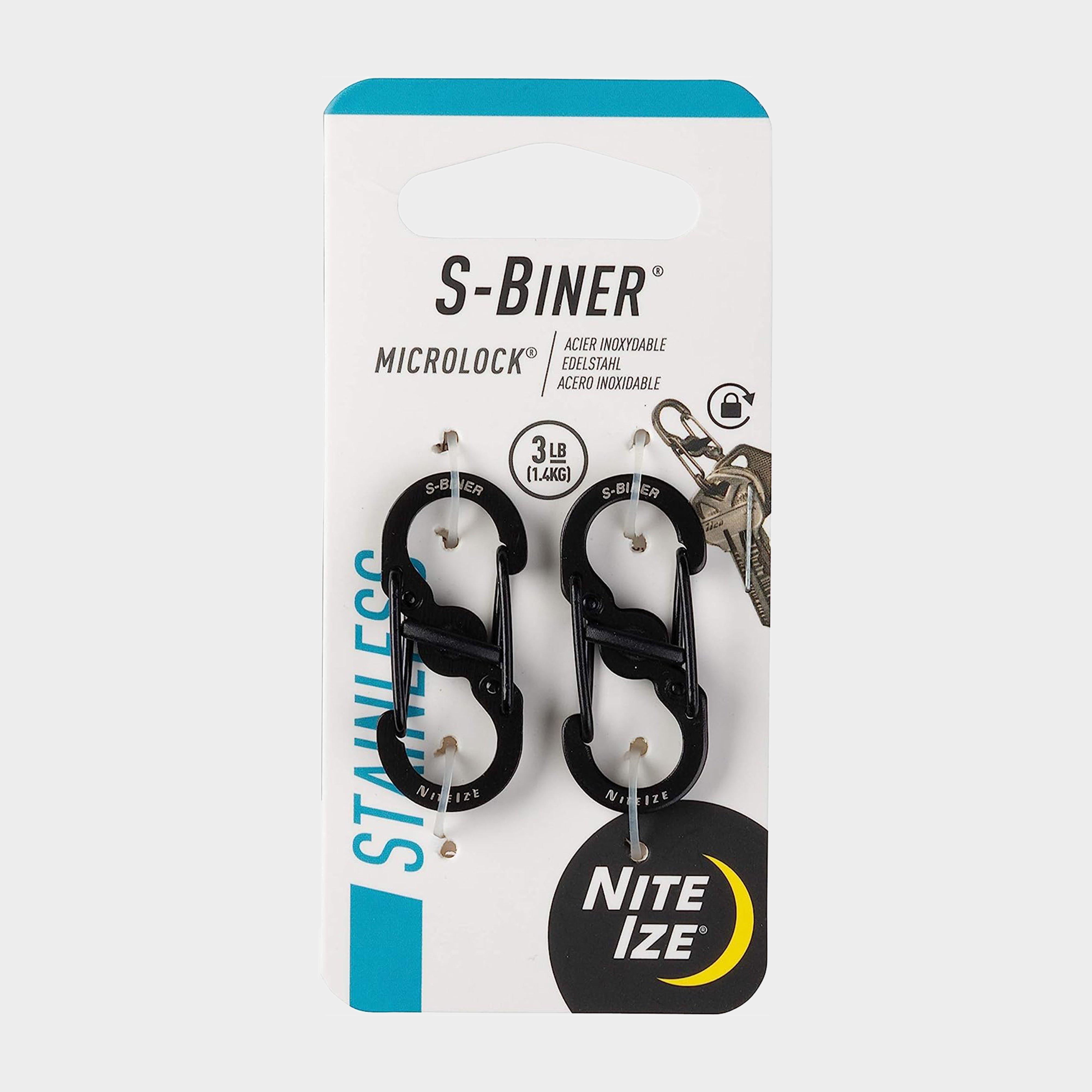 Image of Niteize Mini S-Lock Carabiner 2 Pack - Black, Black