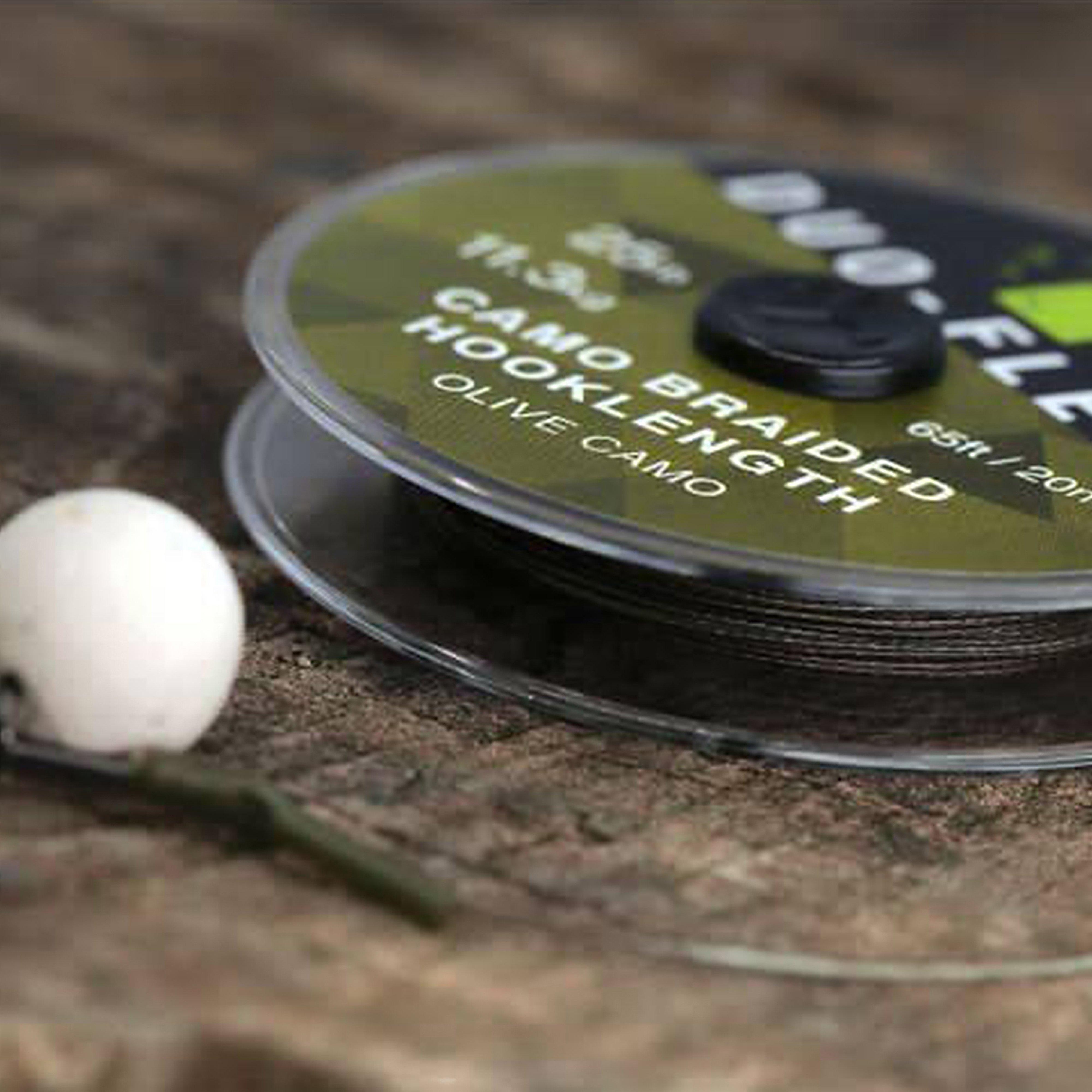 Image of Thinking Angler Duo-Fleck Camo Braided Hooklength 20Lb - Camouflage, Camouflage