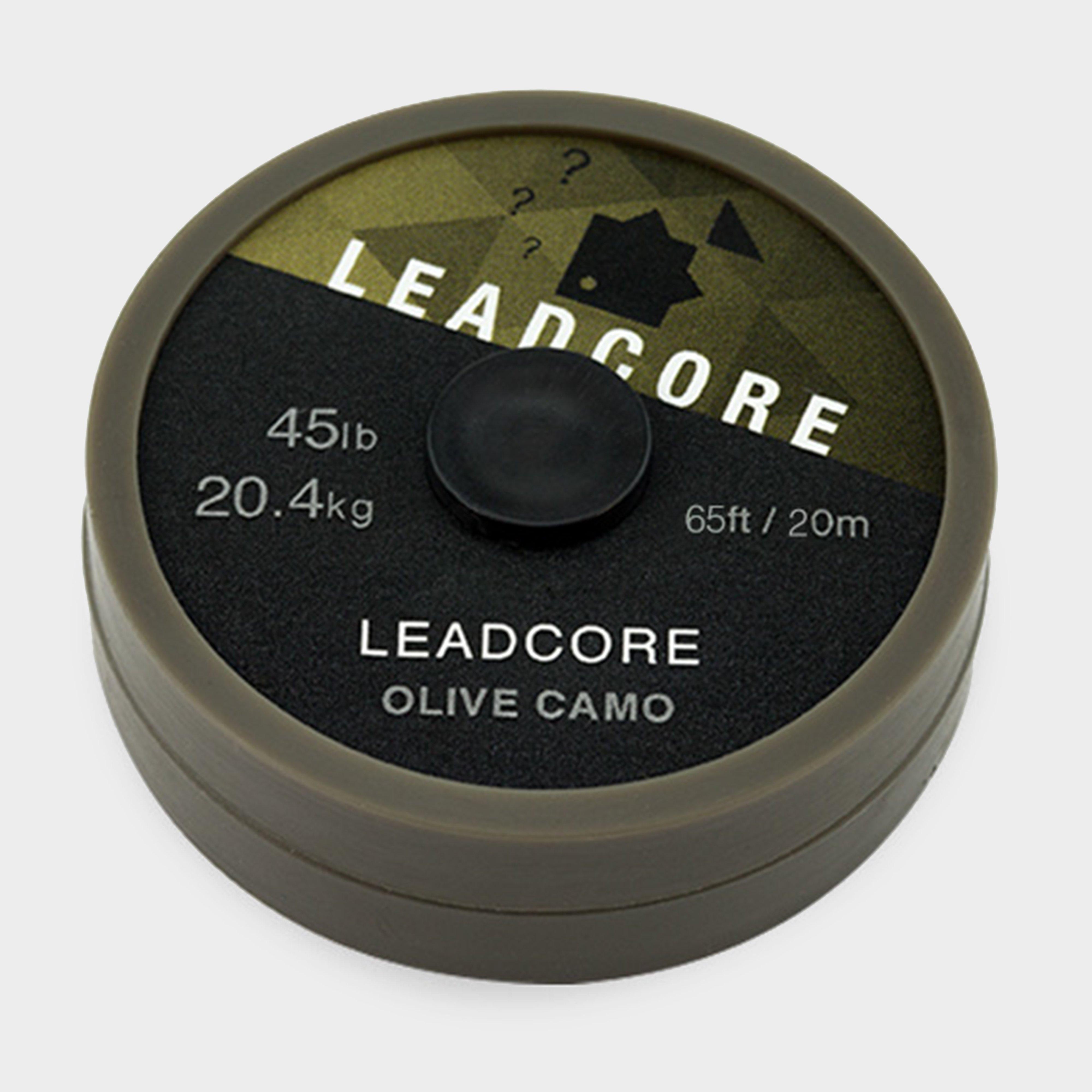 Image of Thinking Angler Leadcore 45Lb Olive Camo 20M, Olive