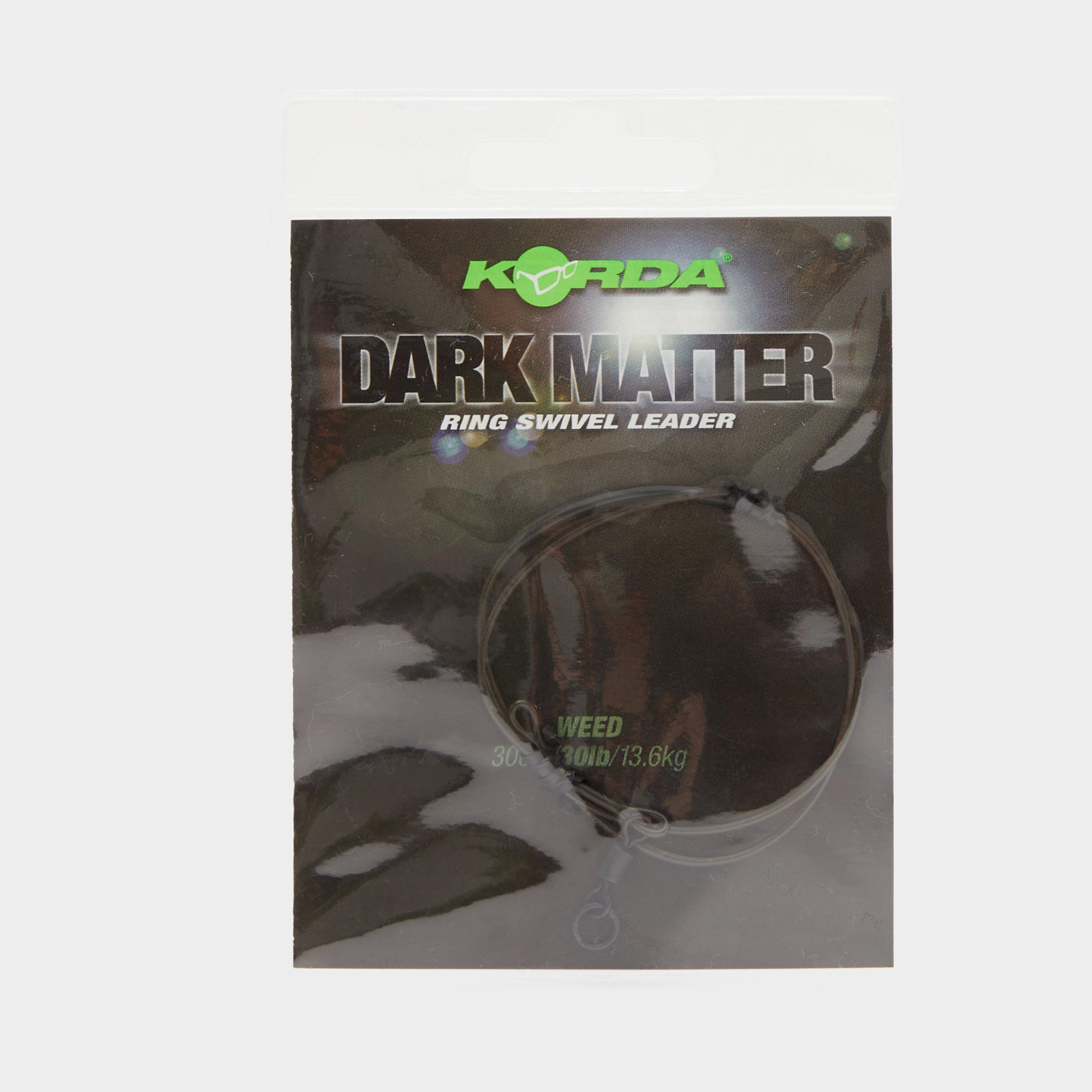 Image of Korda Dark Matter Ring Swivel Leader 30Lb 30Cm - No Colour, No Colour