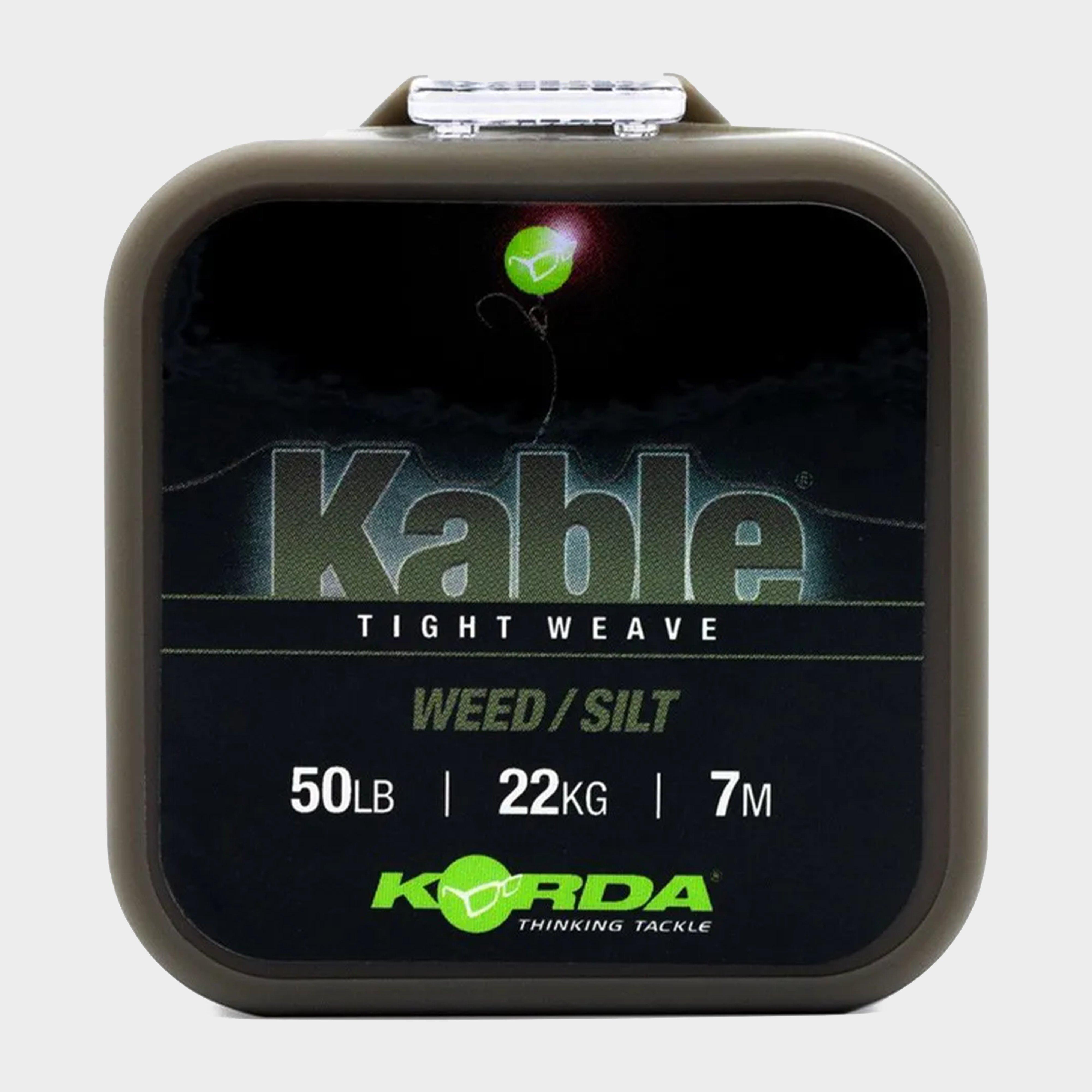 Image of Korda Kable Tight Weave Leadcore Weed 7M, Weed