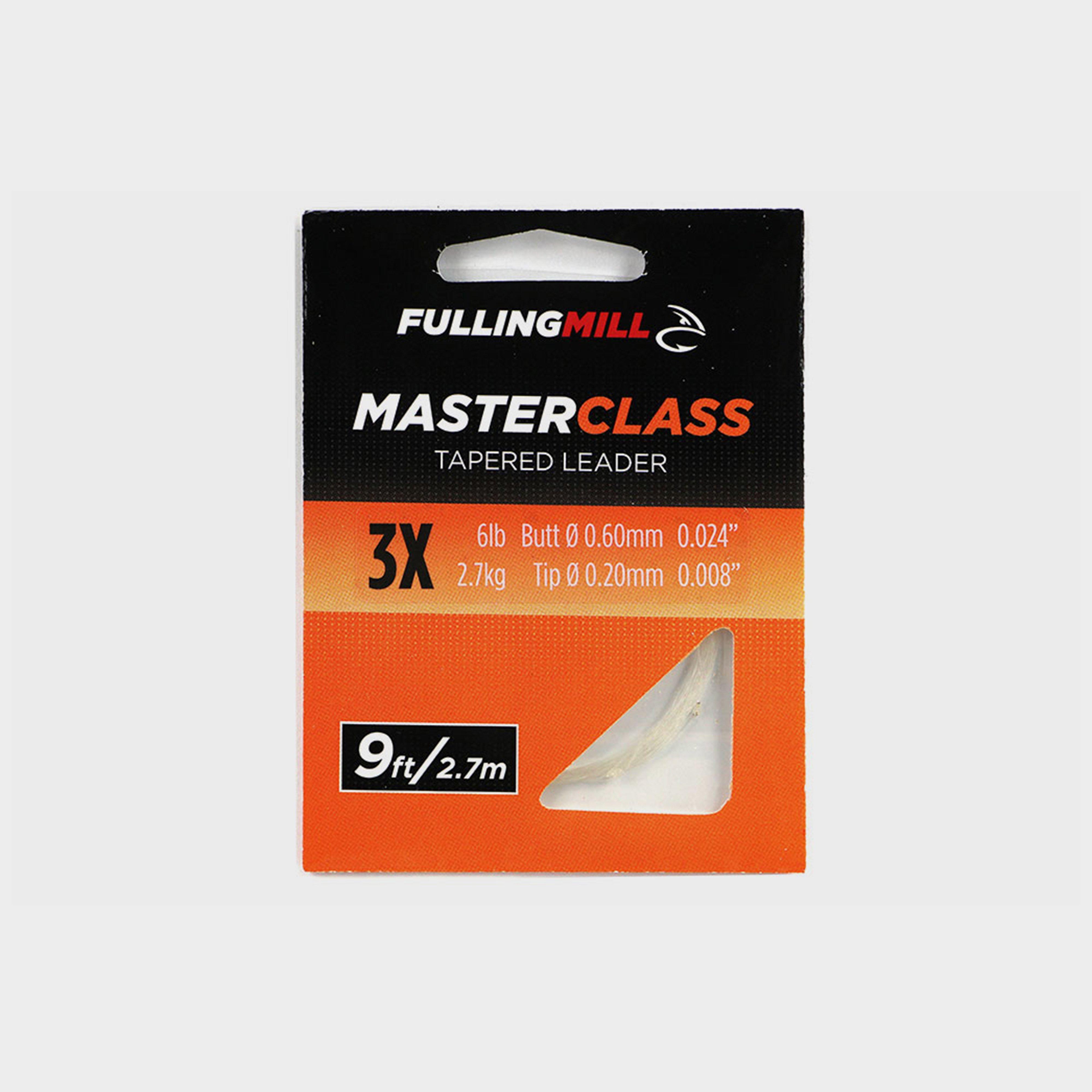 Image of Fulling Mill Masterclass Tapered Leaders 9Ft Size 3X - No Colour, No Colour