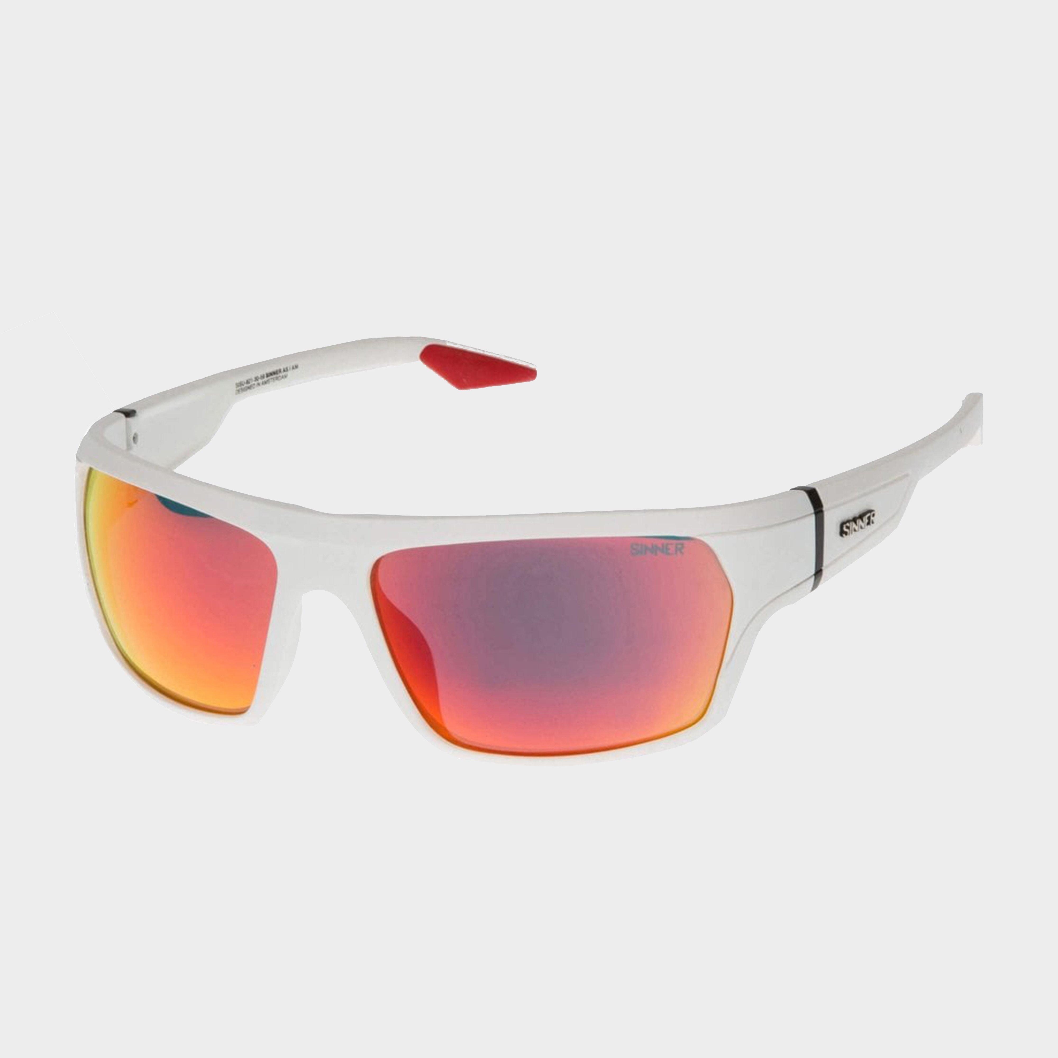 Sinner Sinner Reyes Sunglasses - Wh/Red, WH/RED