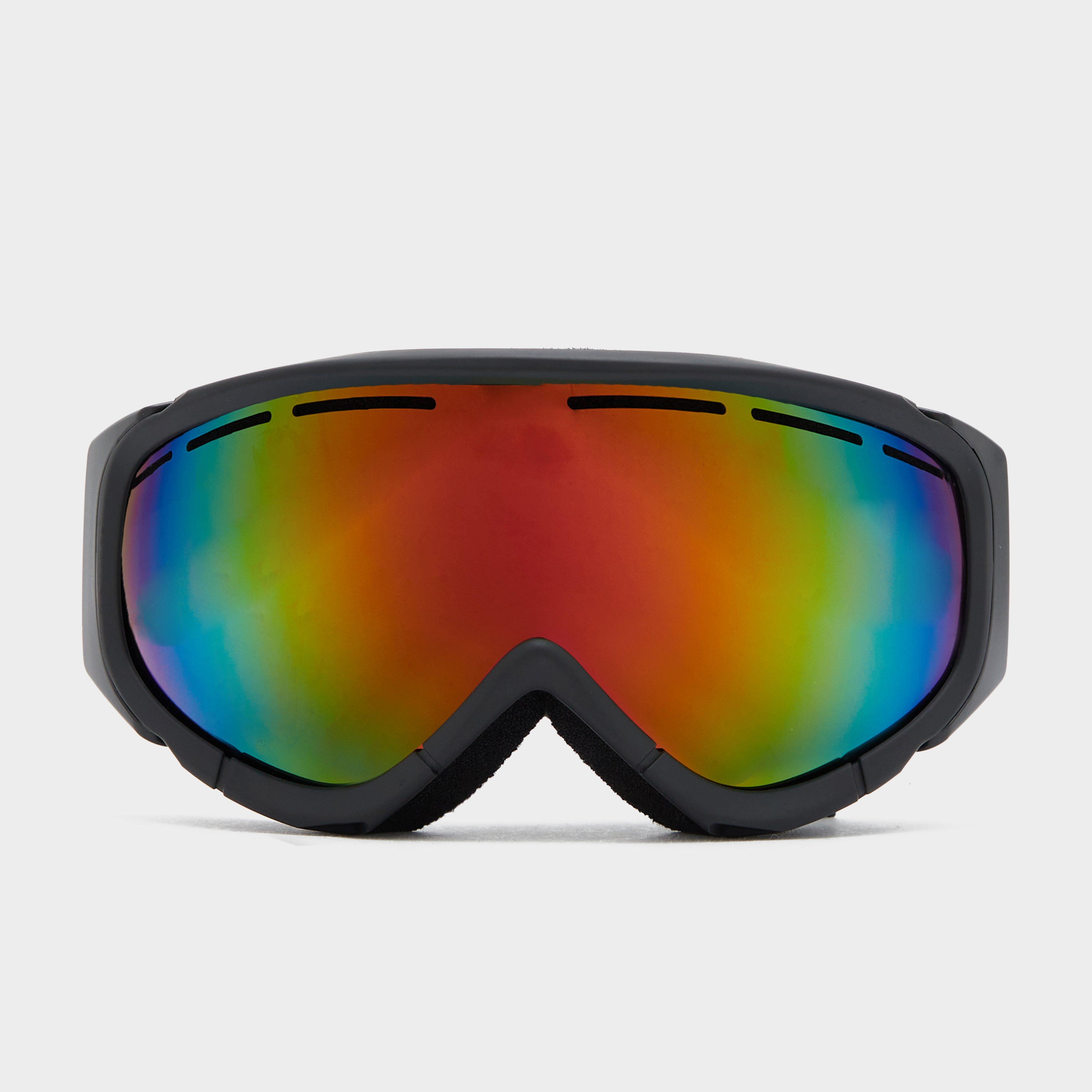 Image of The Edge Unisex Piste Ski Goggles - Black, Black