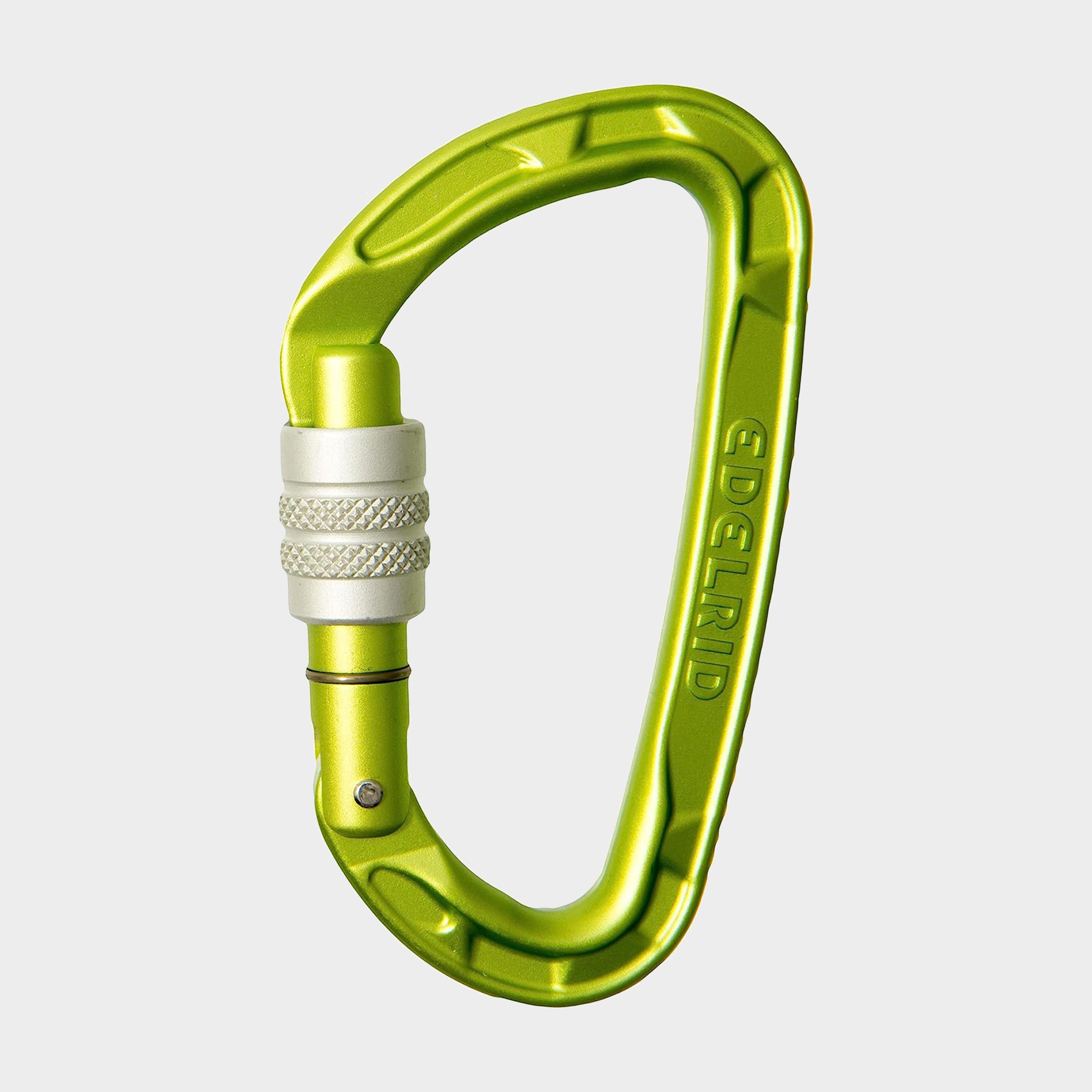 Image of Edelrid Pure Screw Iii Carabiner - Green, Green