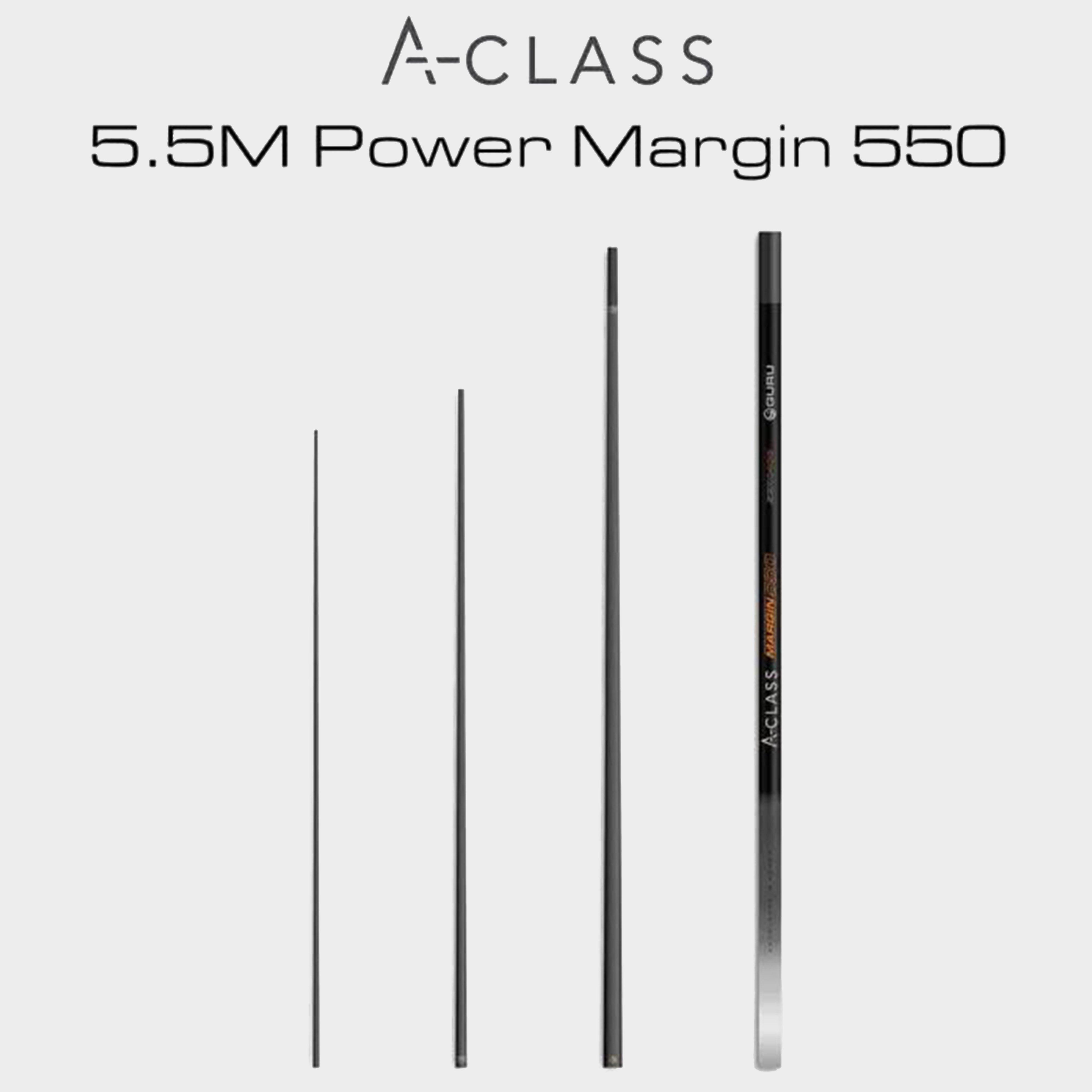 Image of Guru A-Class Power Margin Pole 5.5M - Black, Black