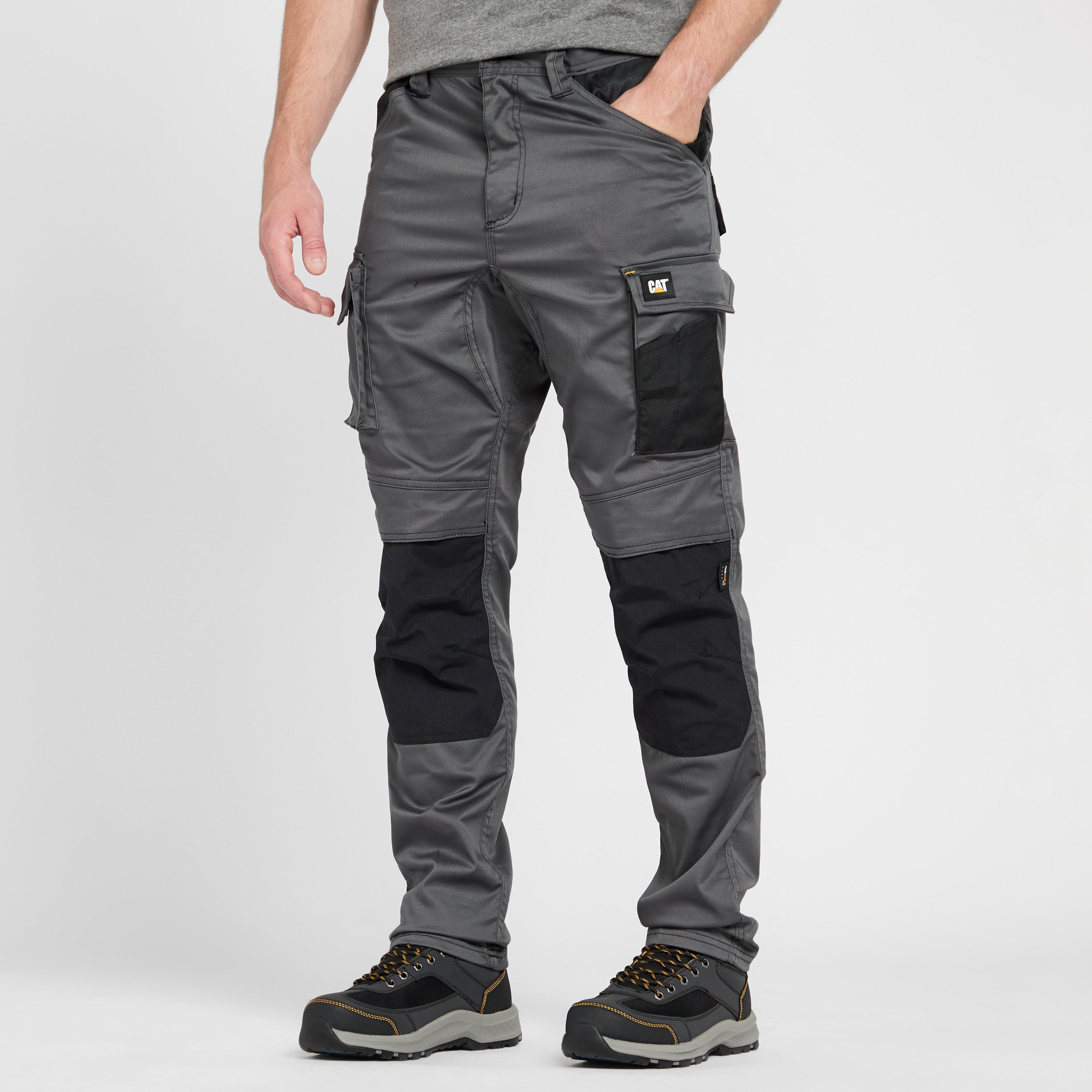 Image of Cat Essentials Knee Pocket Work Trouser - Gry, GRY