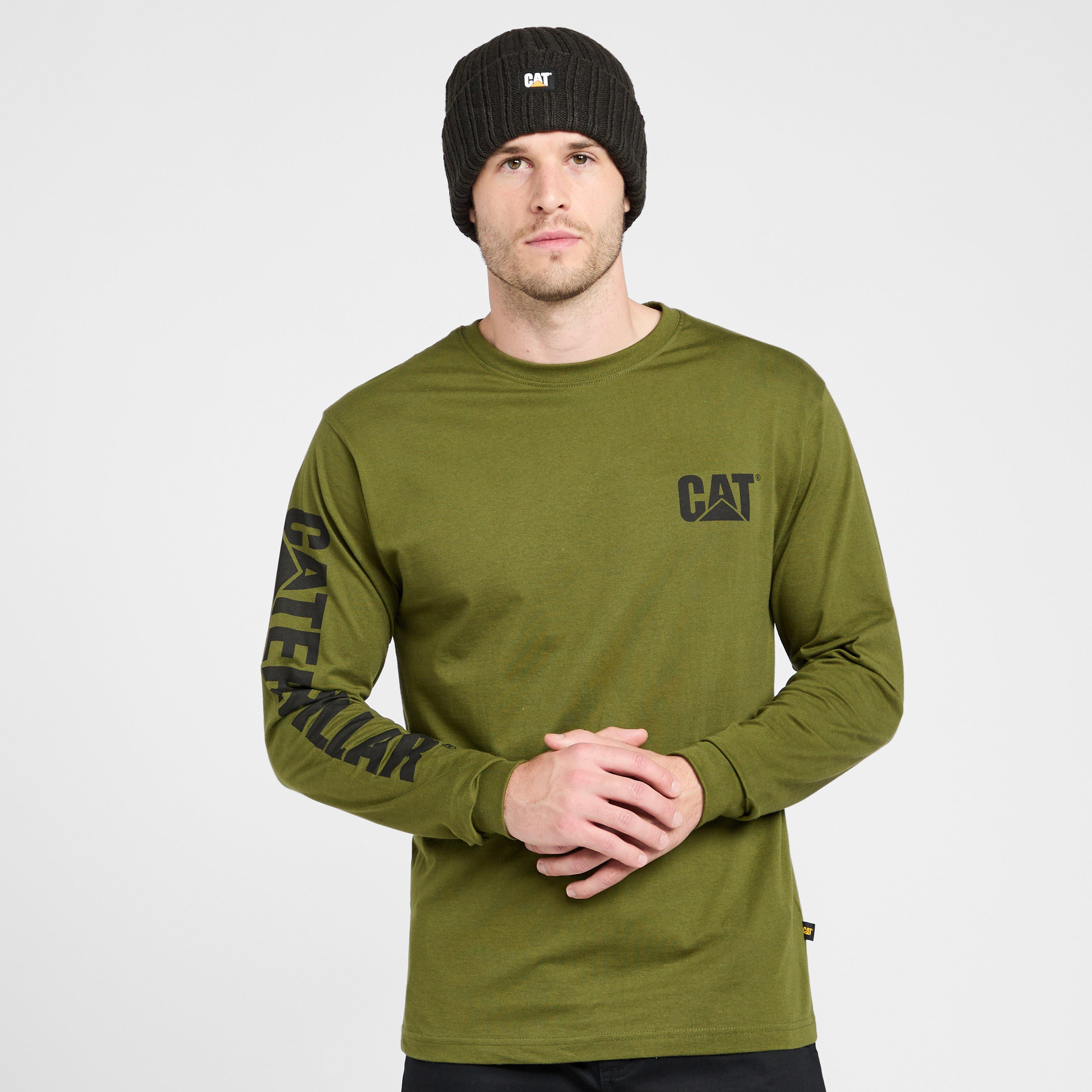 Image of Cat Trademark Long Sleeve Tee - Khk, KHK