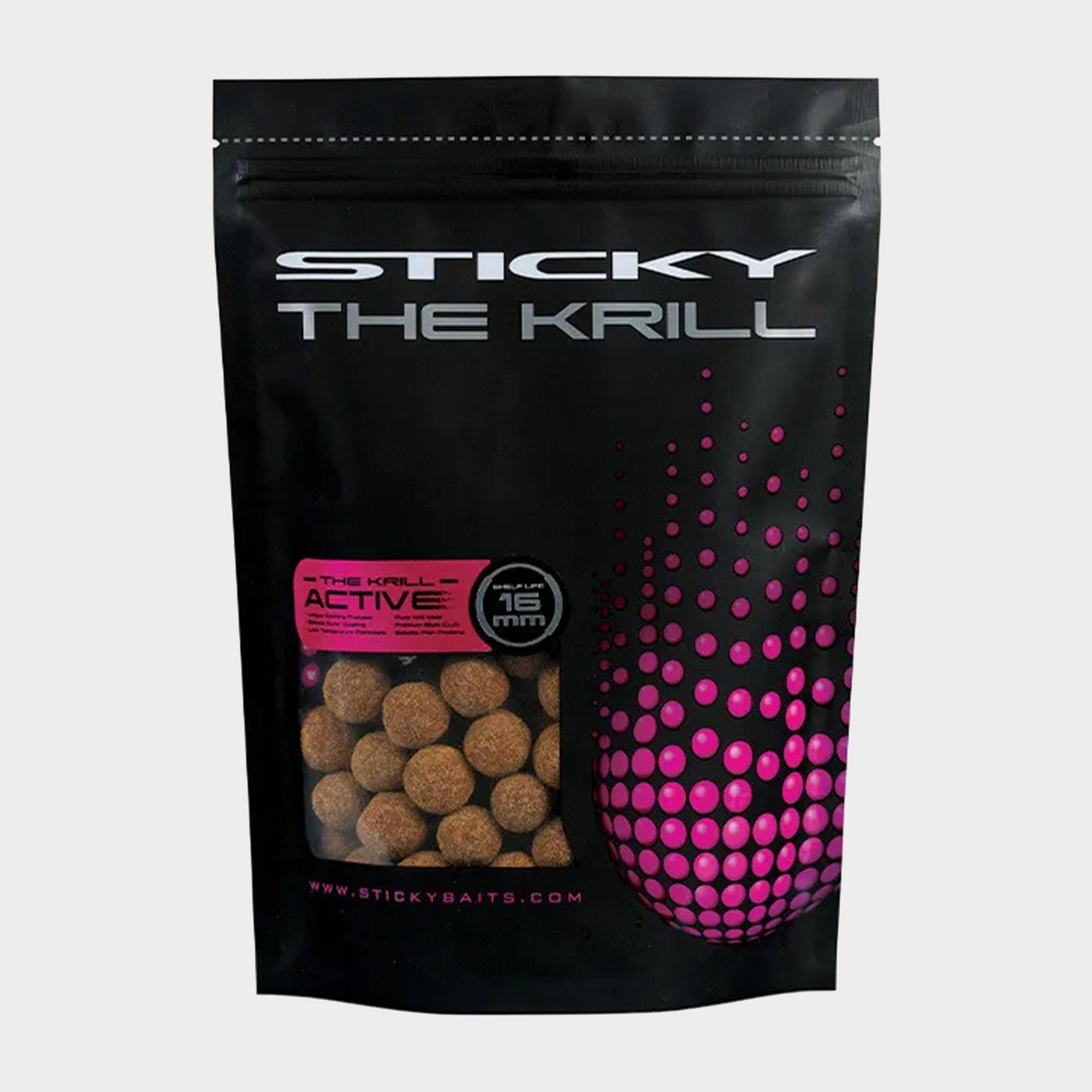 Image of Sticky Baits Krill Active Shelf Life Boilies 16Mm 1Kg - No Colour, No Colour