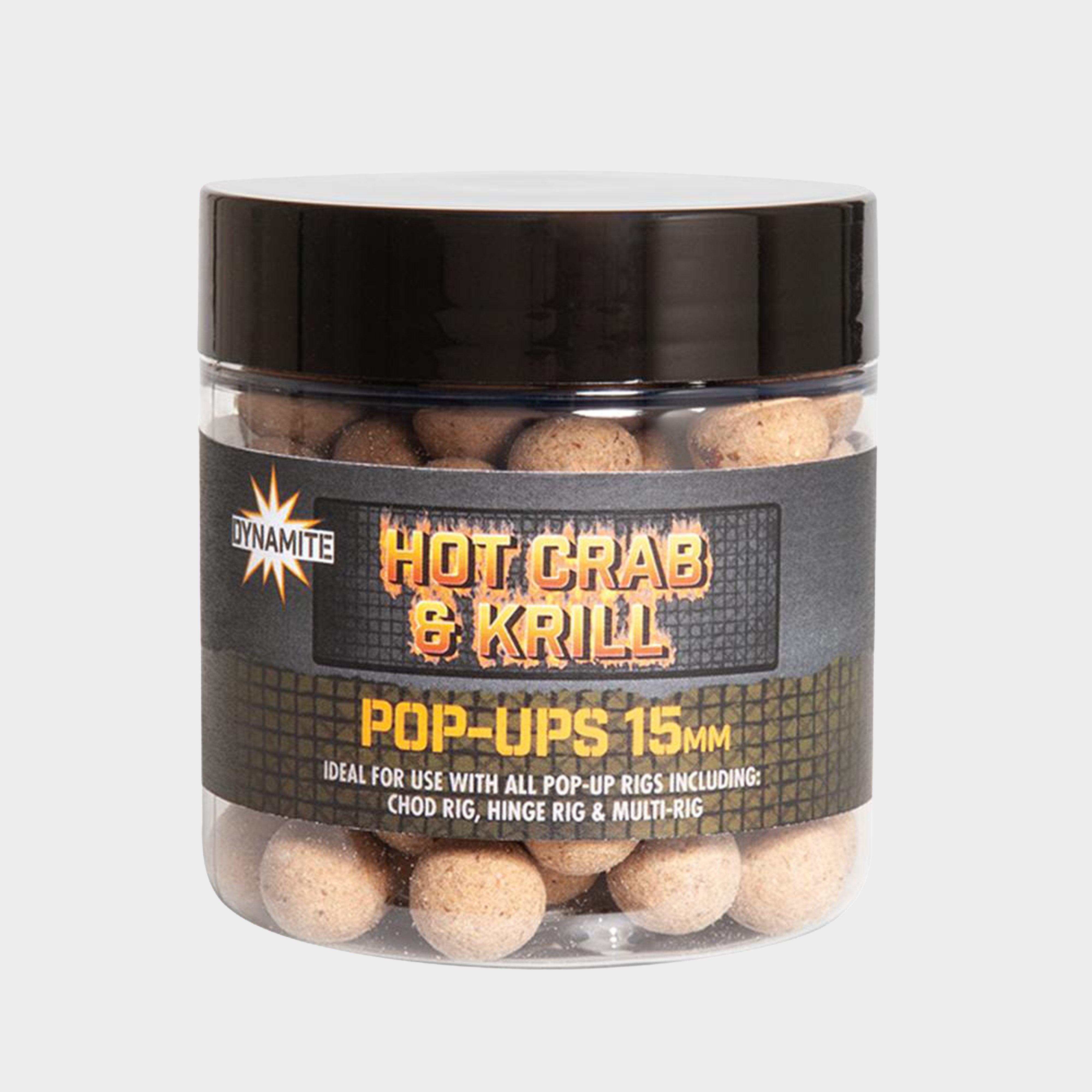 Image of Dynamite Hot Crab And Krill Pop-Ups 15Mm - No Colour, No Colour