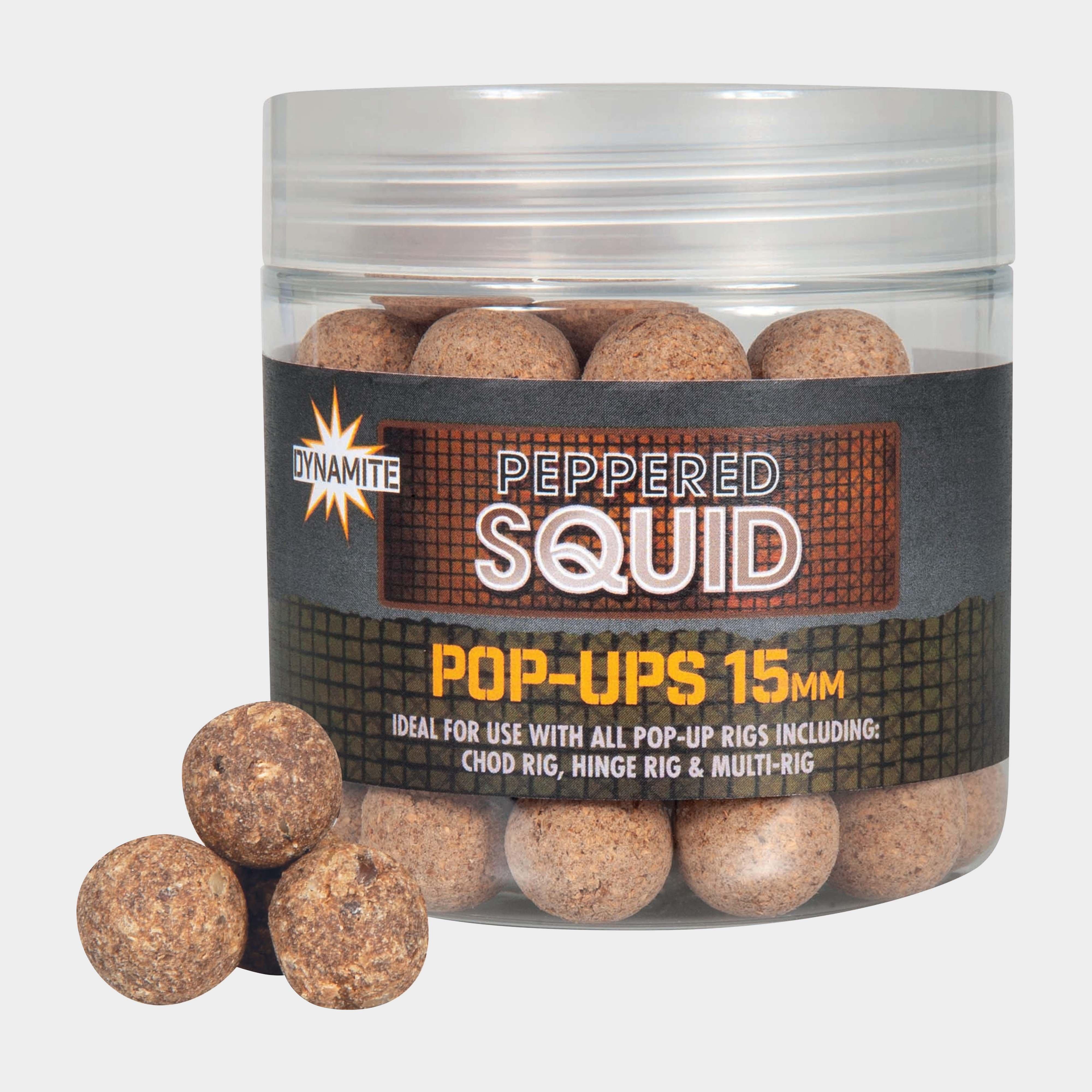 Image of Dynamite Peppered Squid Pop-Ups 15Mm - No Colour, No Colour