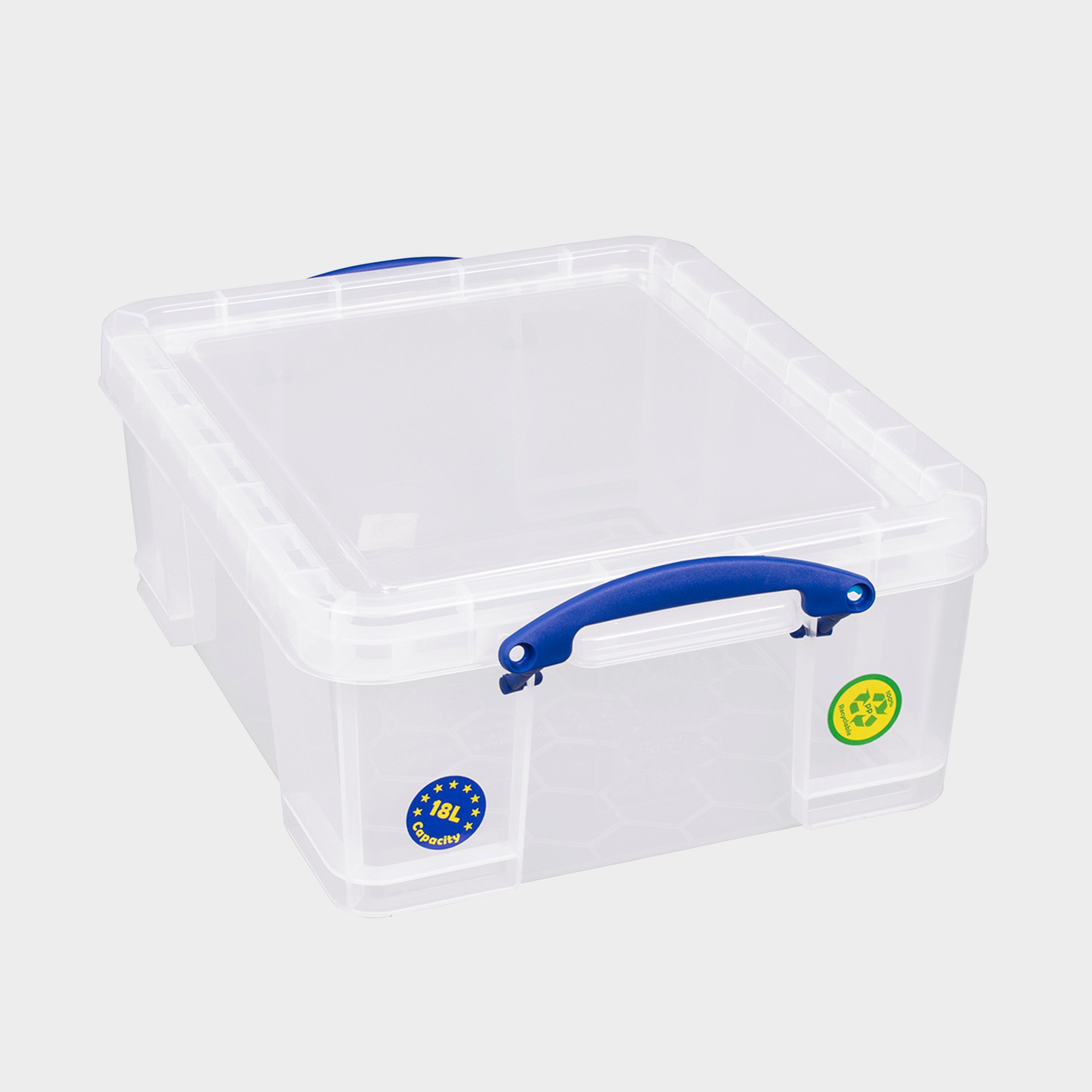 Image of Really Useful Storage Box - 18L - Clear, CLEAR